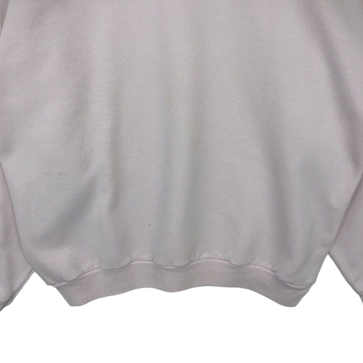 Hanes × Vintage Vtg 90’ HANES PLAIN Sweatshirt Pullover Jumper Sweater Size US XL / EU 56 / 4 - 8 Thumbnail