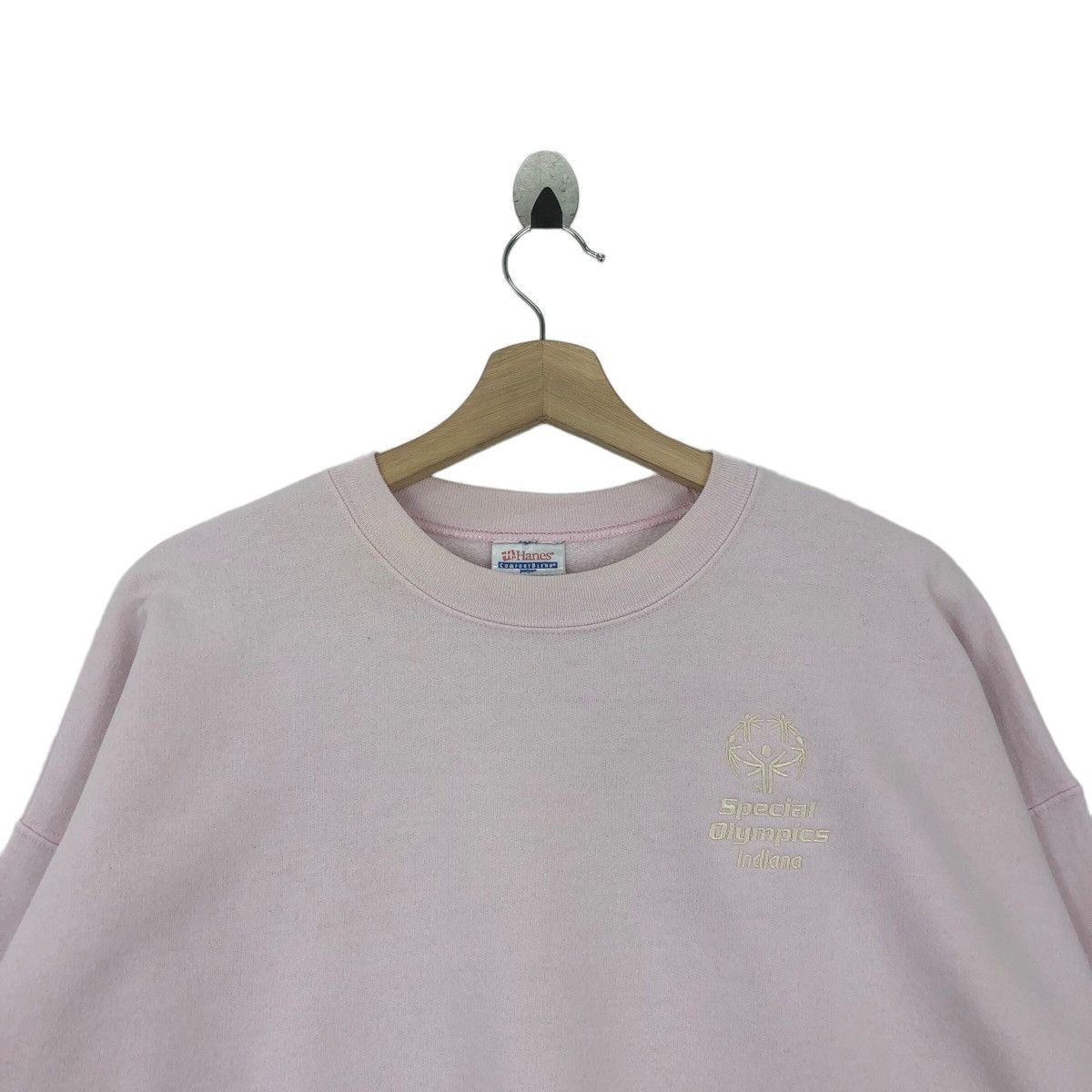 Hanes × Vintage Vtg 90’ HANES PLAIN Sweatshirt Pullover Jumper Sweater Size US XL / EU 56 / 4 - 7 Thumbnail