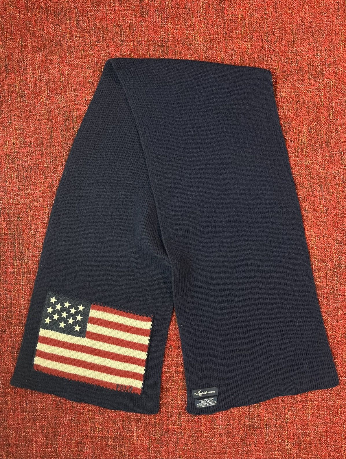 Polo Ralph Lauren × Ralph Lauren × Vintage Polo Ralph Lauren 1990s vintage USA 🇺🇸 scarf Size ONE SIZE - 1 Thumbnail
