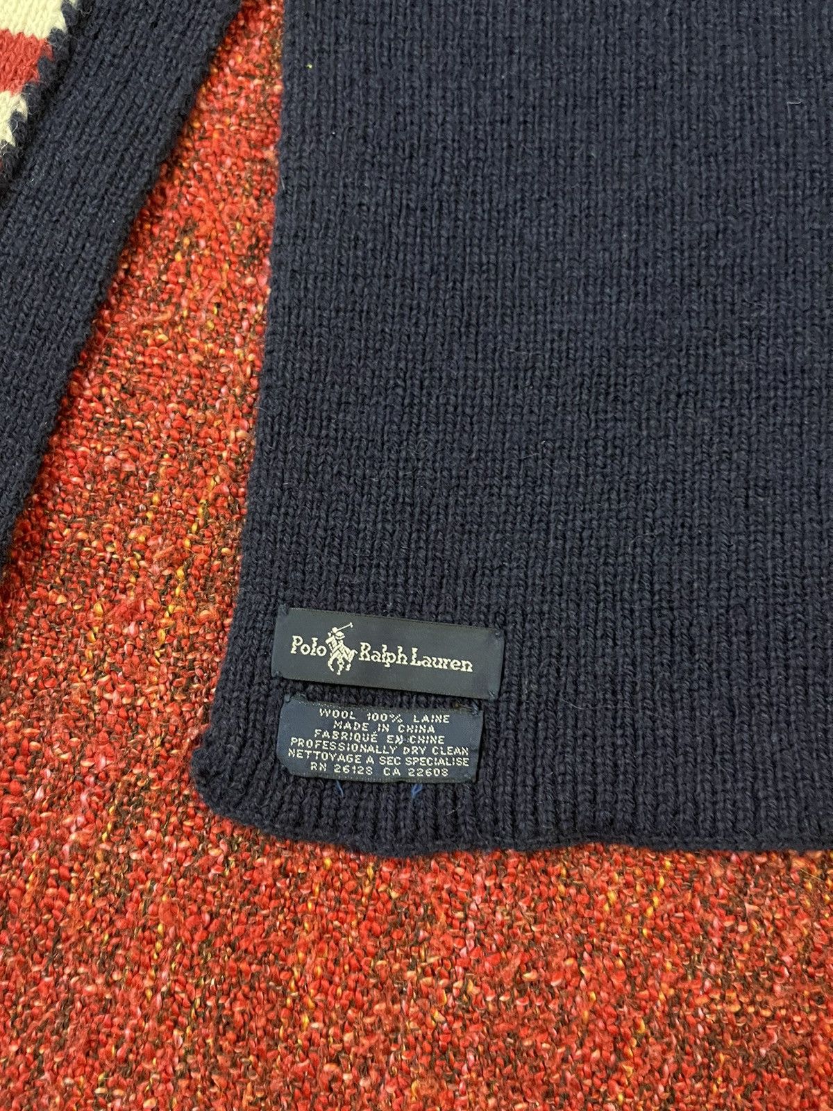 Polo Ralph Lauren × Ralph Lauren × Vintage Polo Ralph Lauren 1990s vintage USA 🇺🇸 scarf Size ONE SIZE - 2 Thumbnail