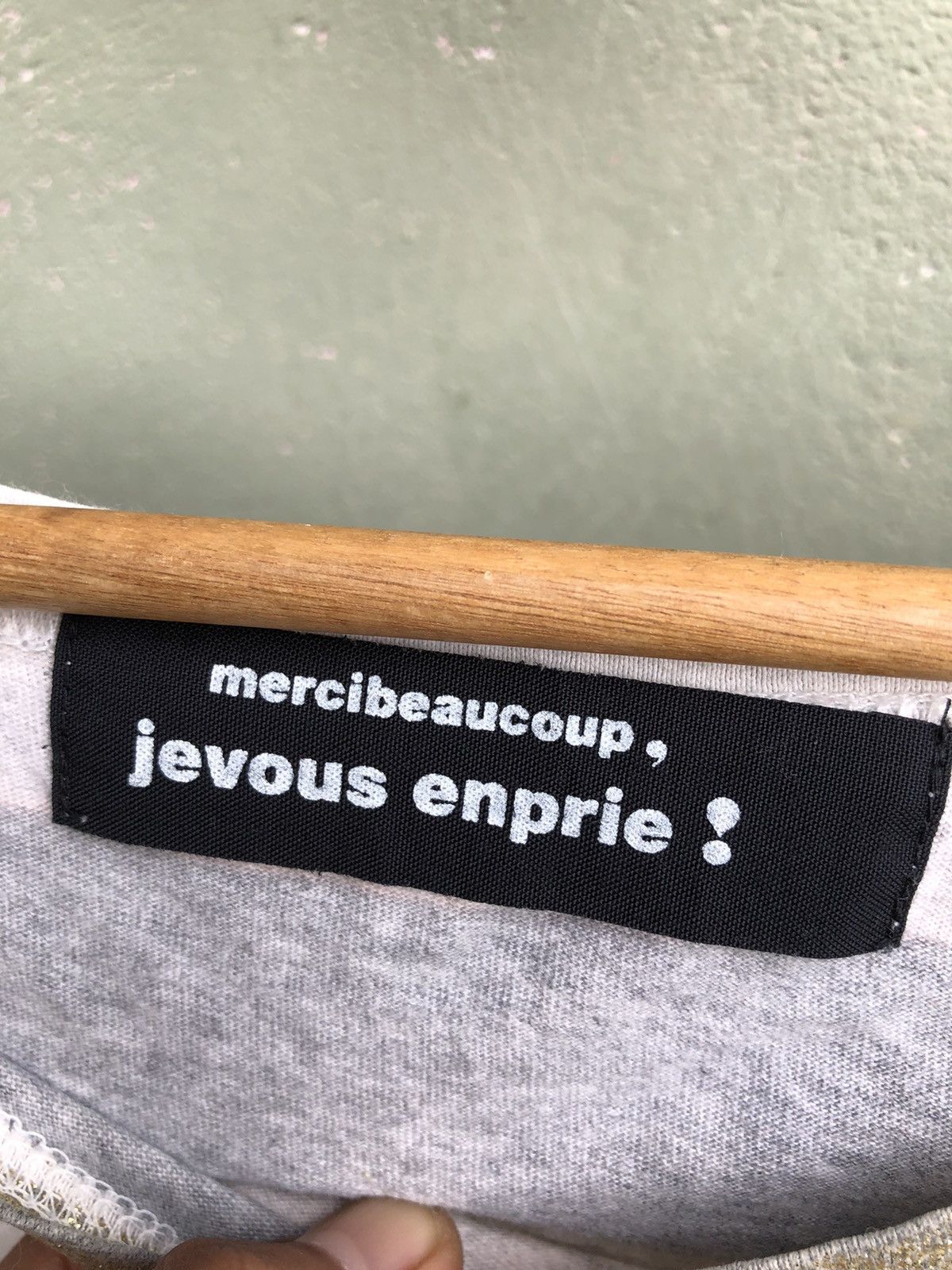 Issey Miyake × Japanese Brand × mercibeaucoup Issey Miyake Mercibeaucoup Big Logo Bat Design tees Size L / US 10 / IT 46 - 6 Thumbnail