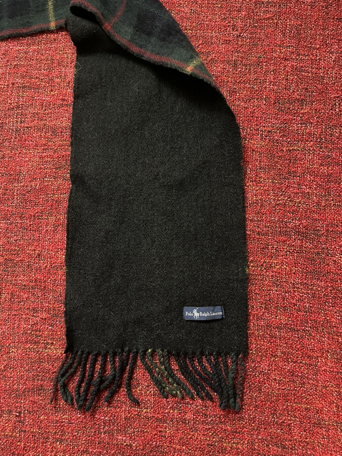 Polo Ralph Lauren × Ralph Lauren Polo Ralph Lauren vintage tartan wool scarf Size ONE SIZE - 4 Thumbnail