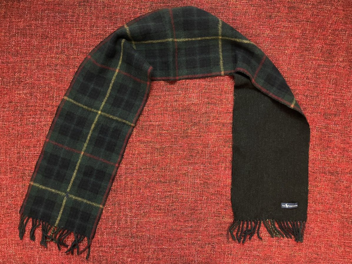 Polo Ralph Lauren × Ralph Lauren Polo Ralph Lauren vintage tartan wool scarf Size ONE SIZE - 2 Thumbnail