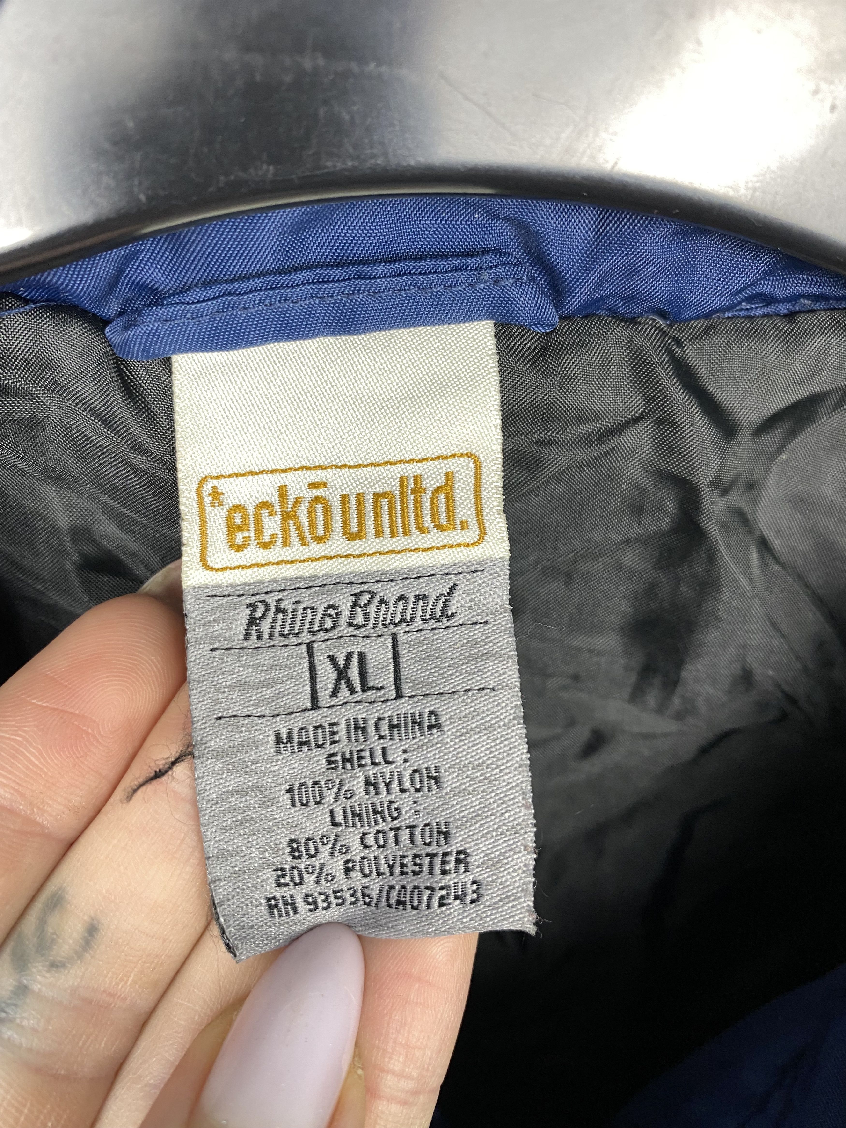 Ecko Unltd. Ecko Unltd. Vintage Mens Nylon Jacket Size US XL / EU 56 / 4 - 6 Thumbnail