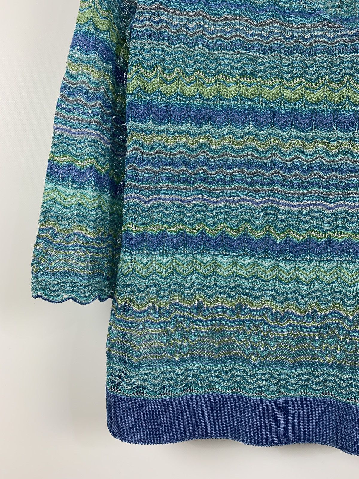 Missoni Women’s Missoni Knit V-Neck 3/4 Long Sleeve Jumper Size M / US 6-8 / IT 42-44 - 5 Thumbnail