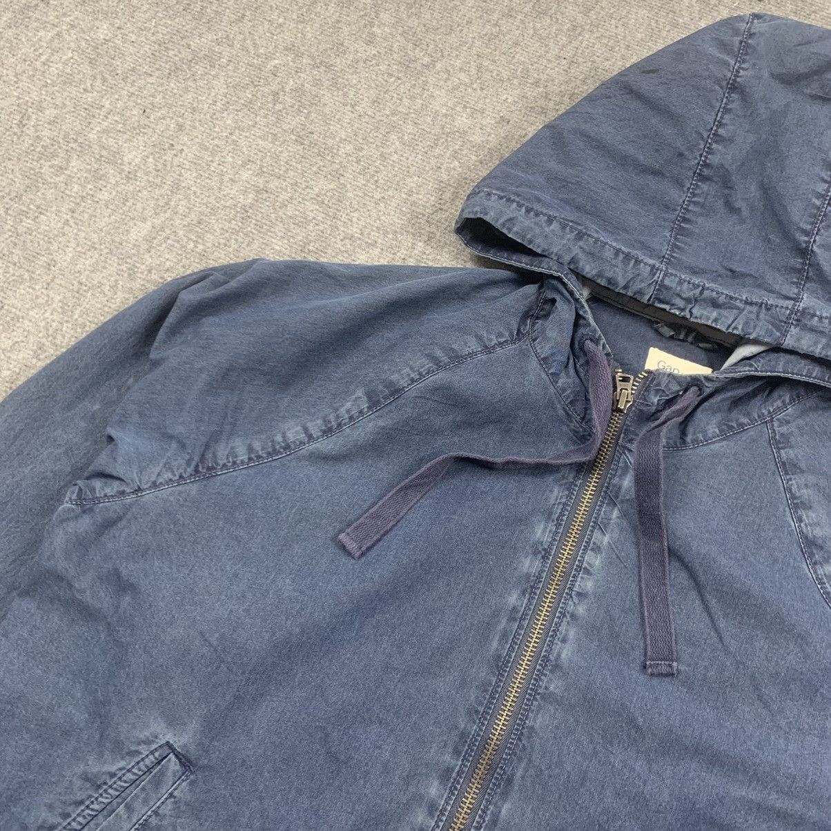 Gap × Vintage Vintage GAP Denim Light Zipper Jacket Size US M / EU 48-50 / 2 - 5 Thumbnail