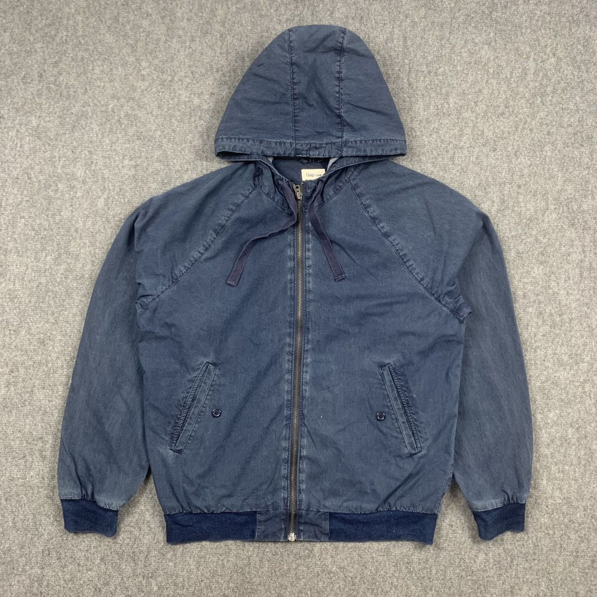Gap × Vintage Vintage GAP Denim Light Zipper Jacket Size US M / EU 48-50 / 2 - 1 Thumbnail