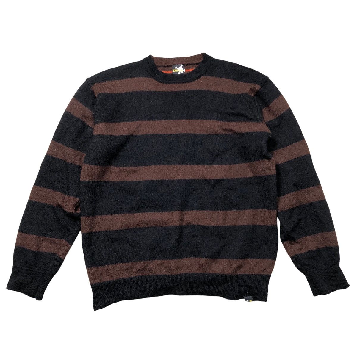 Kurt Cobain × Streetwear × Stussy Stussy Reversible Wool Jumper 