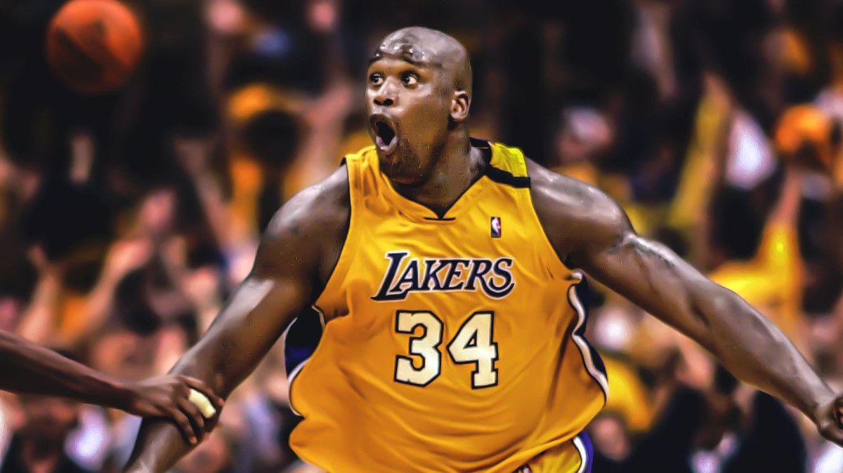 Champion × NBA #34 O’neal L.A Lakers Champion Vintage NBA Y2k Jersey Size US L / EU 52-54 / 3 - 2 Thumbnail