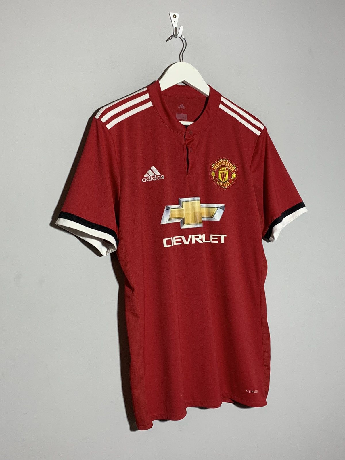 Adidas Manchester United Adidas 2017/18 Y2k Football Shirt Size US L / EU 52-54 / 3 - 2 Thumbnail