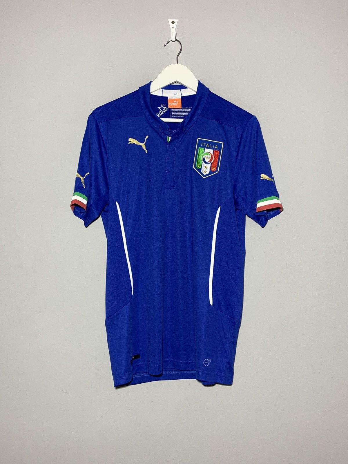 Puma National Team Italy Puma 2014 Home Y2k Hype Football Shirt Size US M / EU 48-50 / 2 - 1 Thumbnail