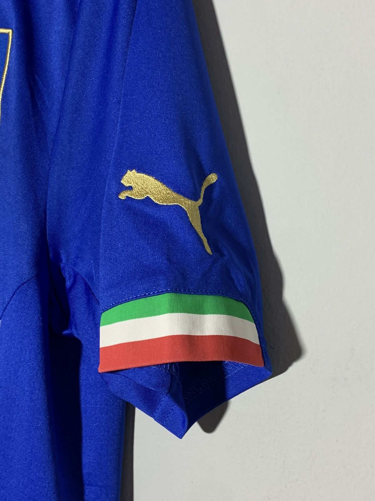Puma National Team Italy Puma 2014 Home Y2k Hype Football Shirt Size US M / EU 48-50 / 2 - 4 Thumbnail