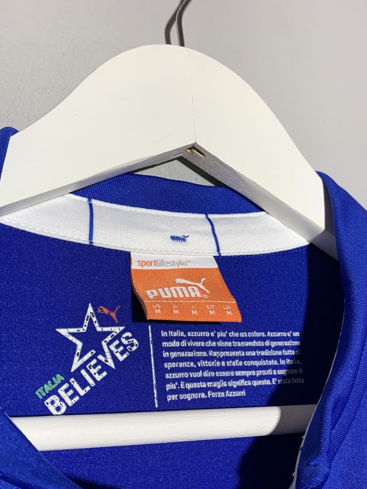 Puma National Team Italy Puma 2014 Home Y2k Hype Football Shirt Size US M / EU 48-50 / 2 - 10 Thumbnail