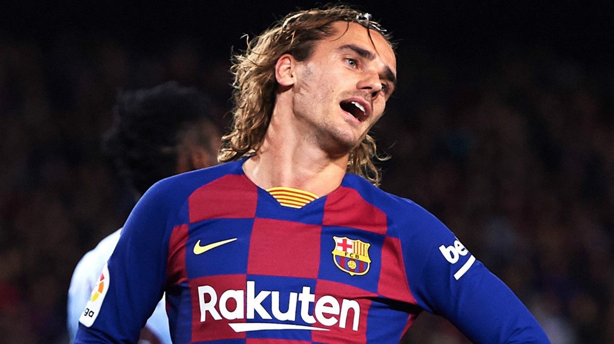 Nike #17 Griezmann F.C Barcelona 2019/20 Nike Y2k Football Shirt Size US M / EU 48-50 / 2 - 2 Thumbnail