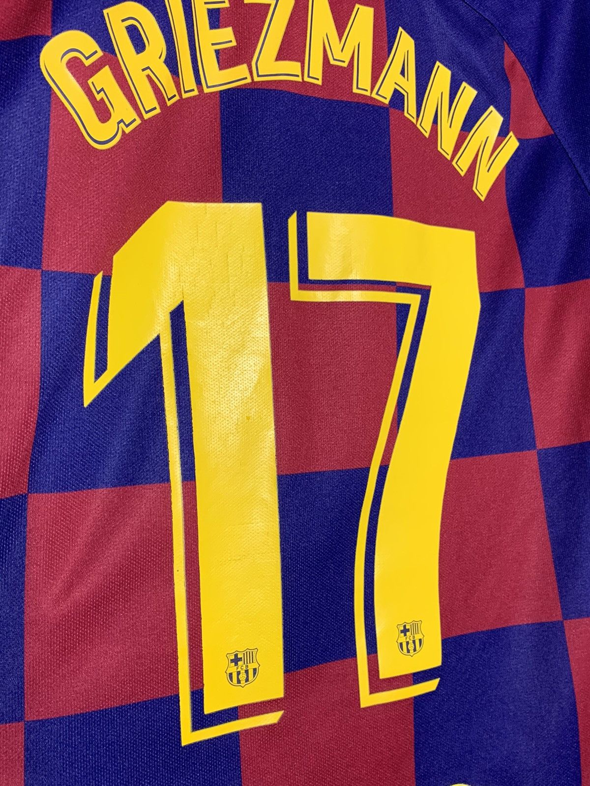 Nike #17 Griezmann F.C Barcelona 2019/20 Nike Y2k Football Shirt Size US M / EU 48-50 / 2 - 12 Thumbnail