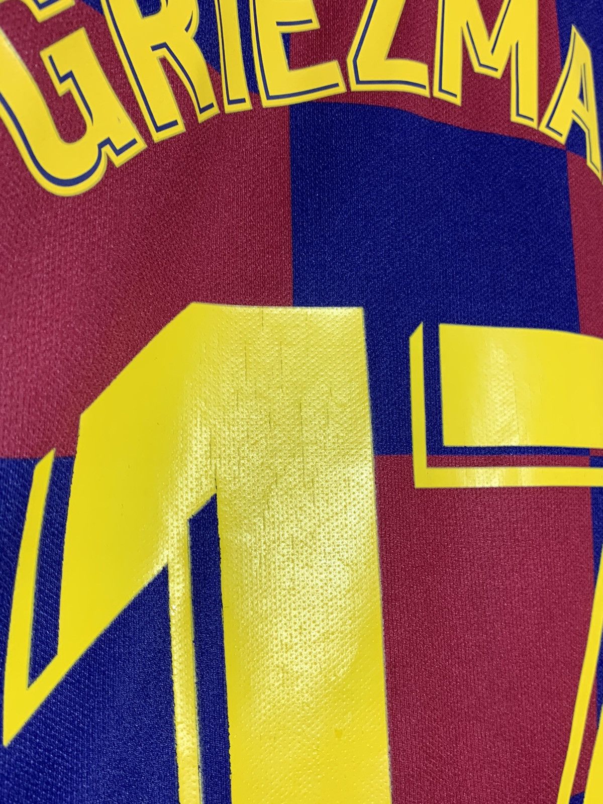 Nike #17 Griezmann F.C Barcelona 2019/20 Nike Y2k Football Shirt Size US M / EU 48-50 / 2 - 13 Thumbnail