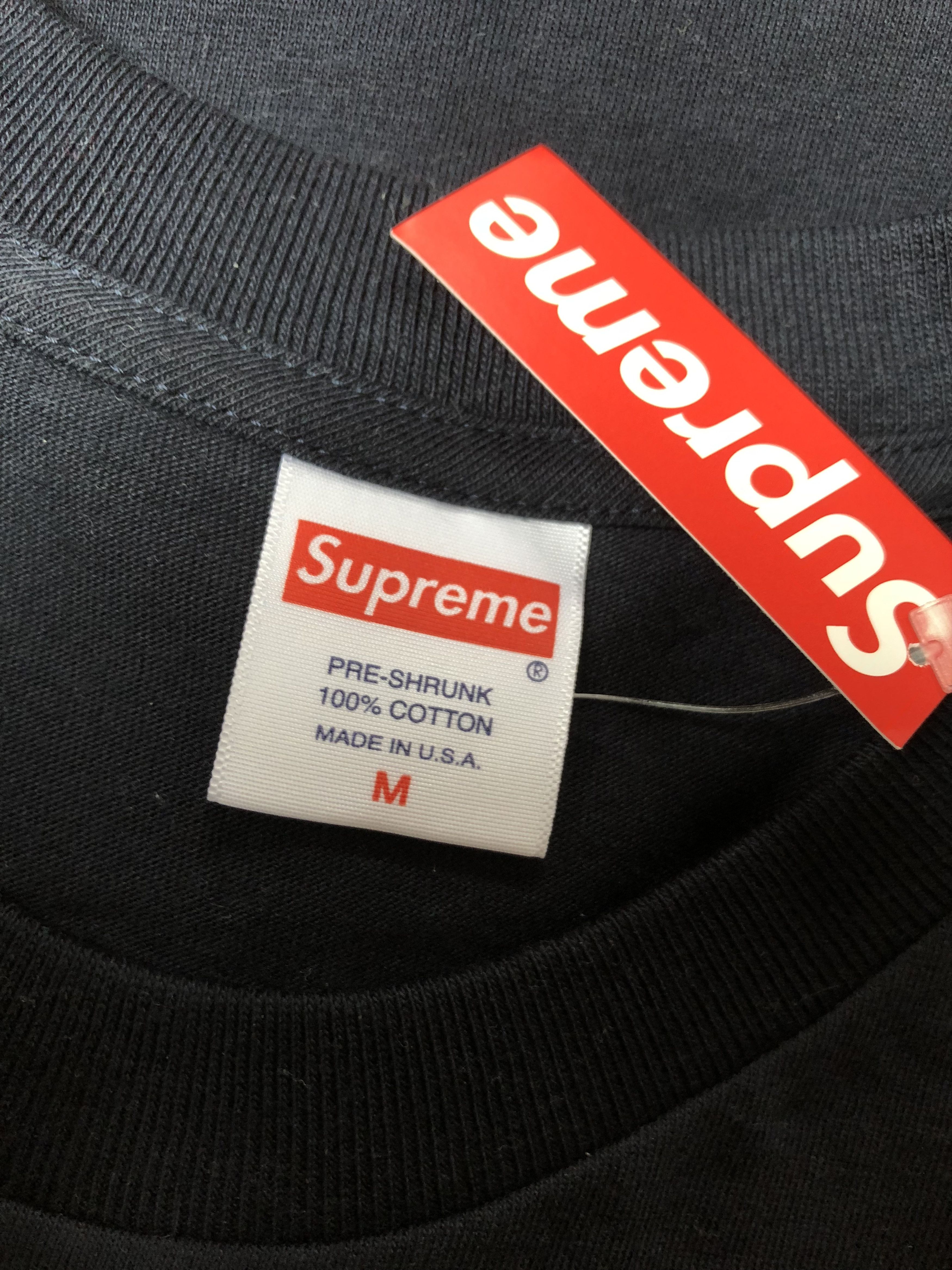 Supreme Supreme Payphone Tee T-Shirt Navy Medium Size US M / EU 48-50 / 2 - 3 Thumbnail