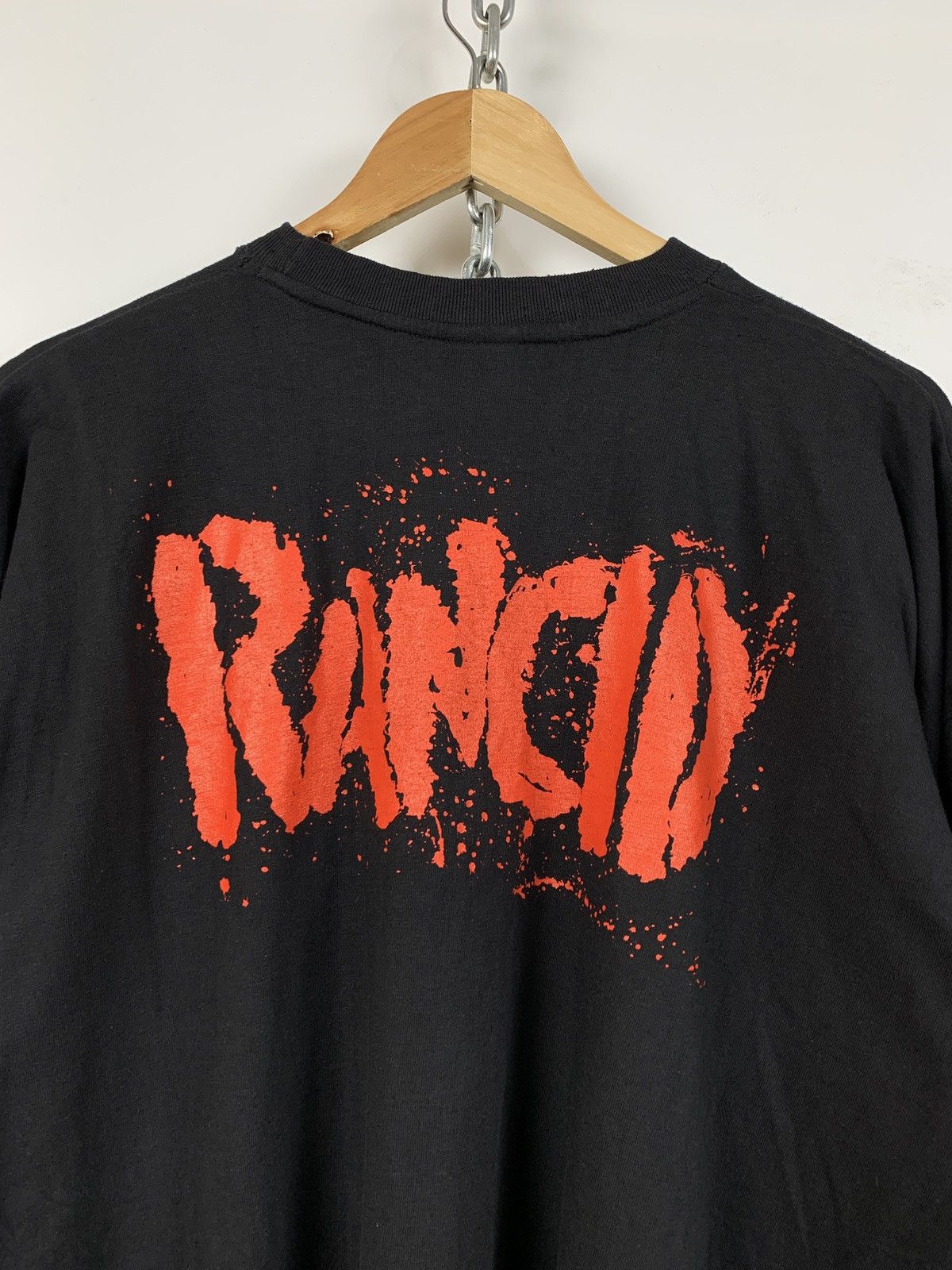Band Tees Vintage Rancid And Out Come the Wolves Black Band T-Shirt Size US XL / EU 56 / 4 - 10 Thumbnail
