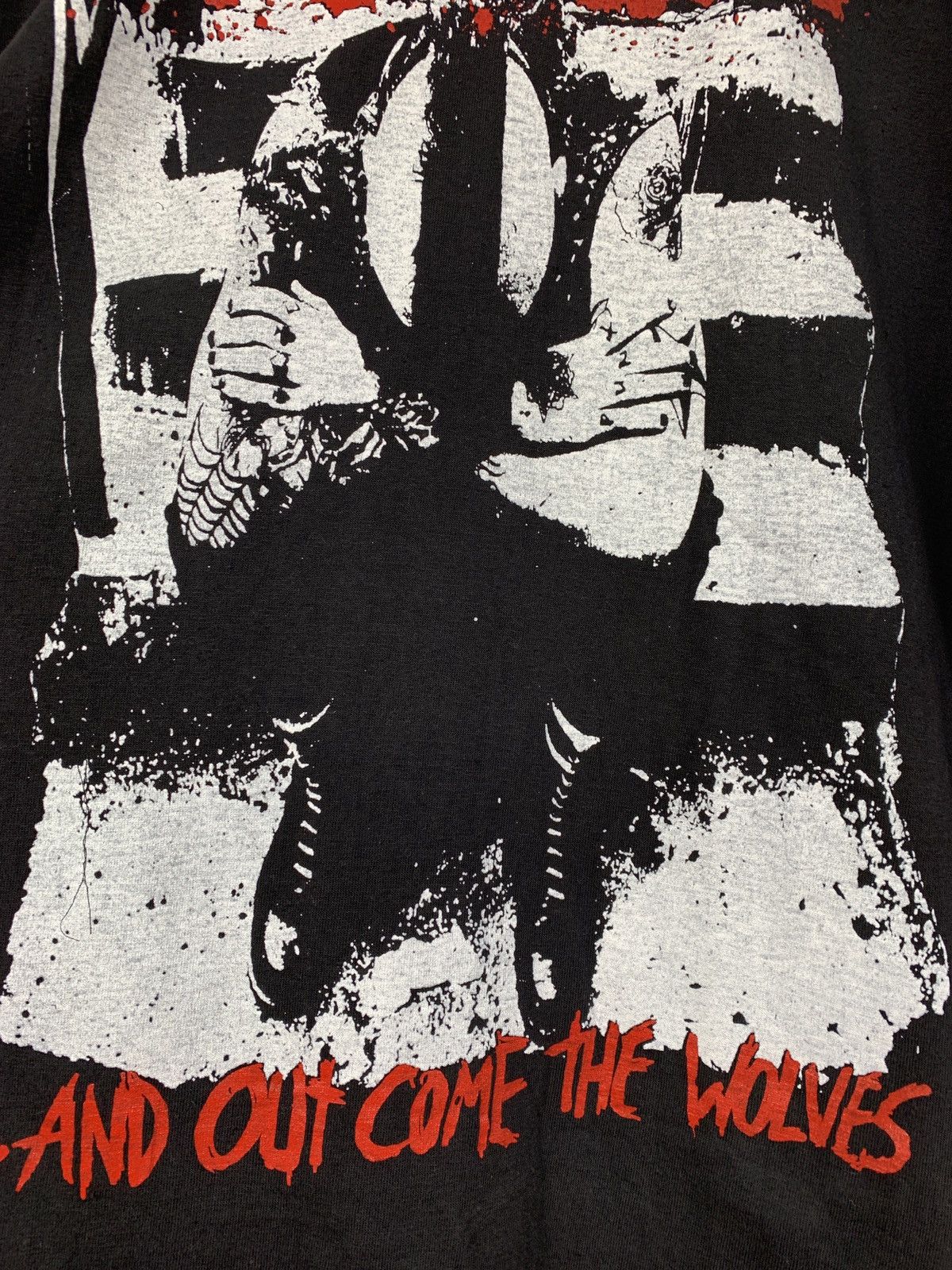 Band Tees Vintage Rancid And Out Come the Wolves Black Band T-Shirt Size US XL / EU 56 / 4 - 13 Thumbnail