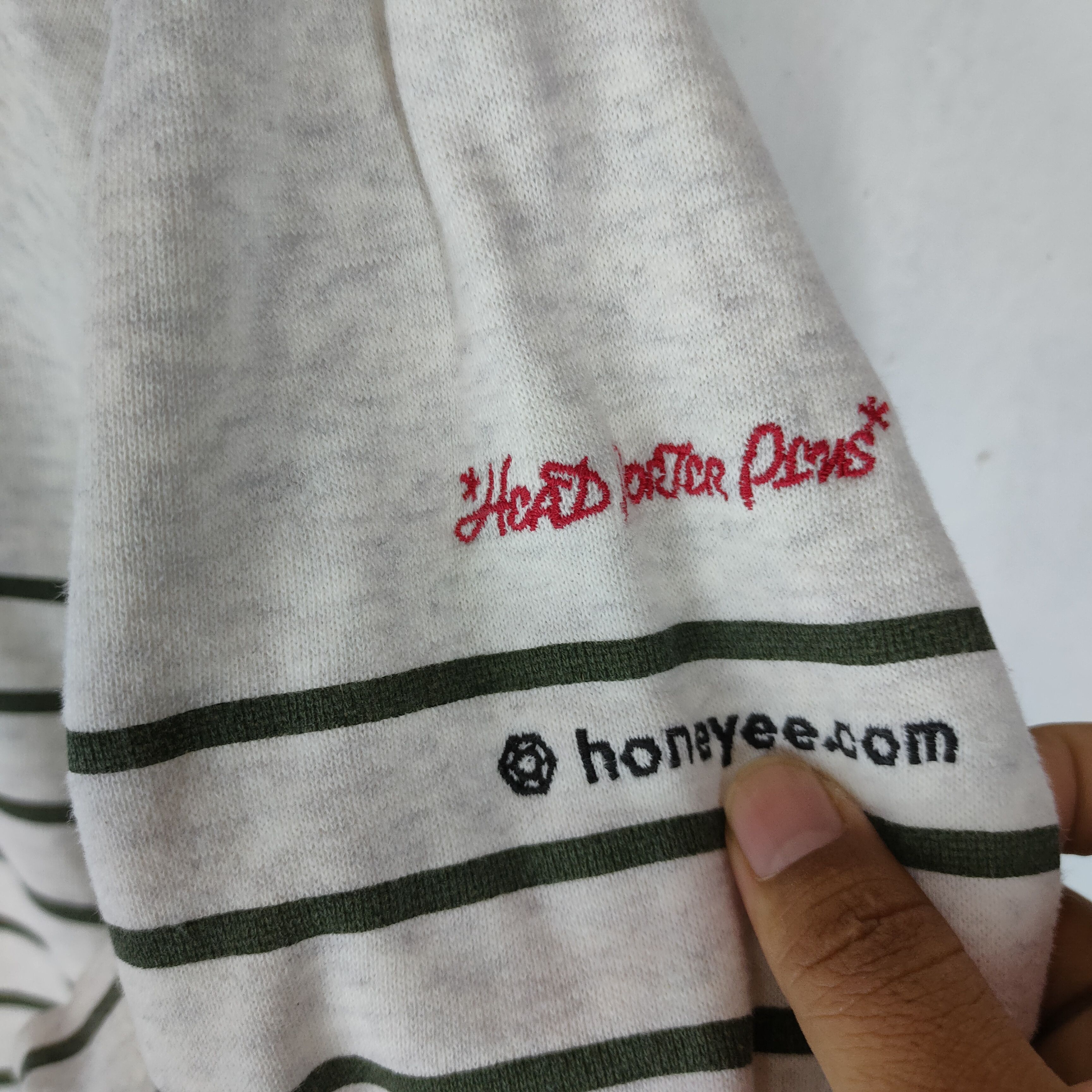 Head Porter Vintage HEAD PORTER Stripe Made in Japan Hoodie Size US L / EU 52-54 / 3 - 5 Thumbnail