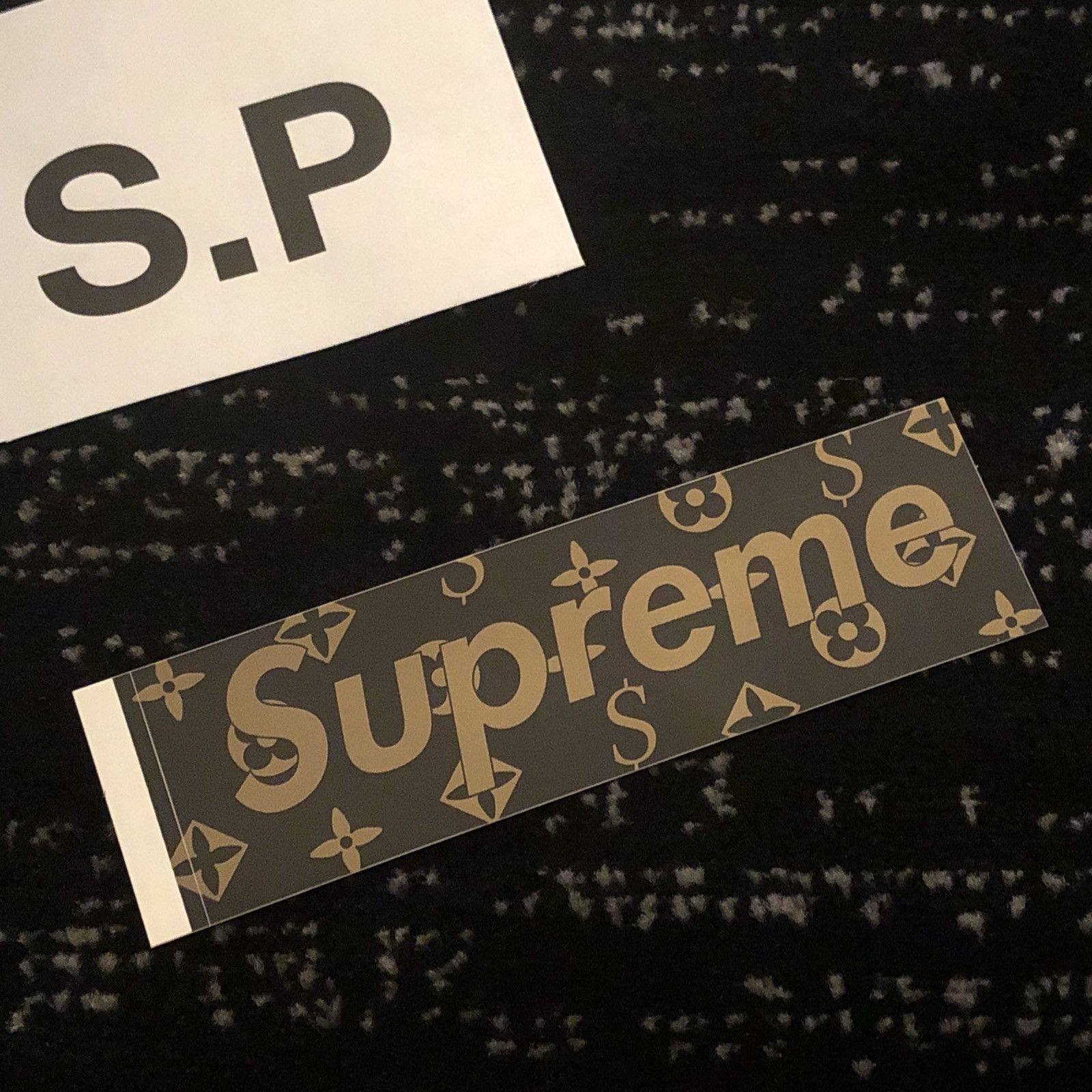 Supreme Louis Vuitton Box Logo Stickers