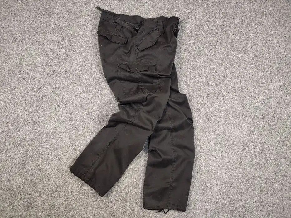 Japanese Brand Vintage 90's Cargo Dark Pants Travis Scott Japan Zip Pocket Size US 36 / EU 52 - 4 Thumbnail