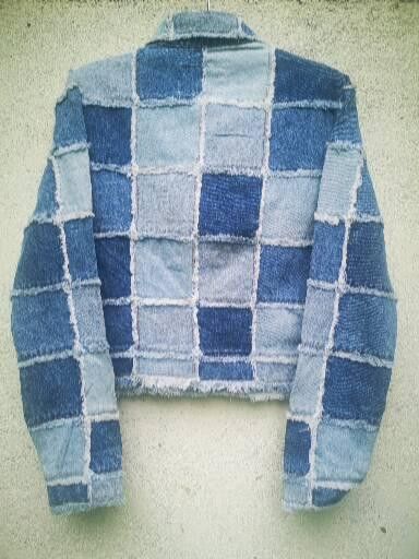 Japanese Brand × Vintage 💥Hot💥 ZANA DI Patch Work Denim Jacket Size L / US 10 / IT 46 - 3 Thumbnail