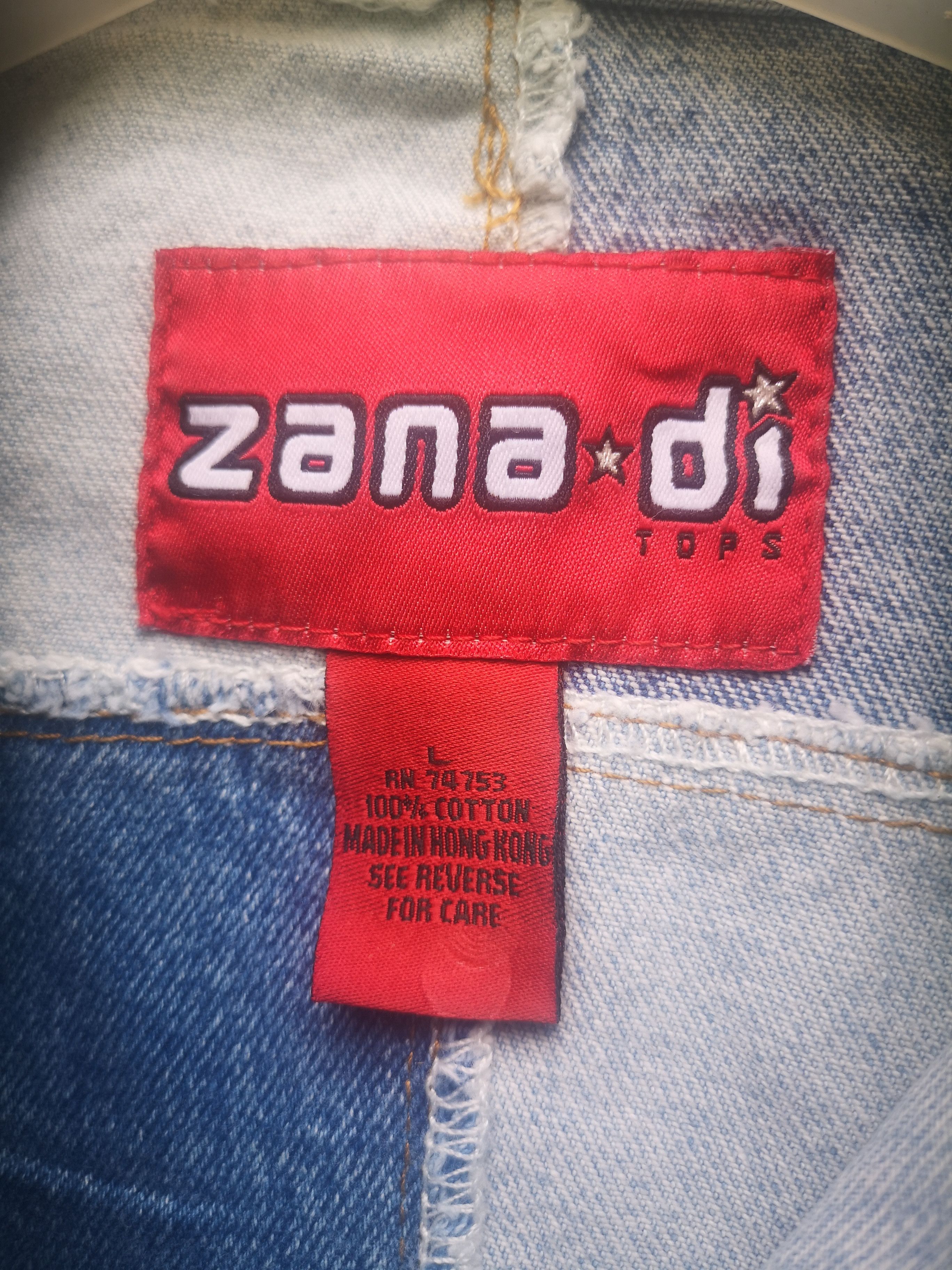 Archival Clothing Japanese Brand Vintage Hot ZANA DI Patch Work Denim Jacket Grailed