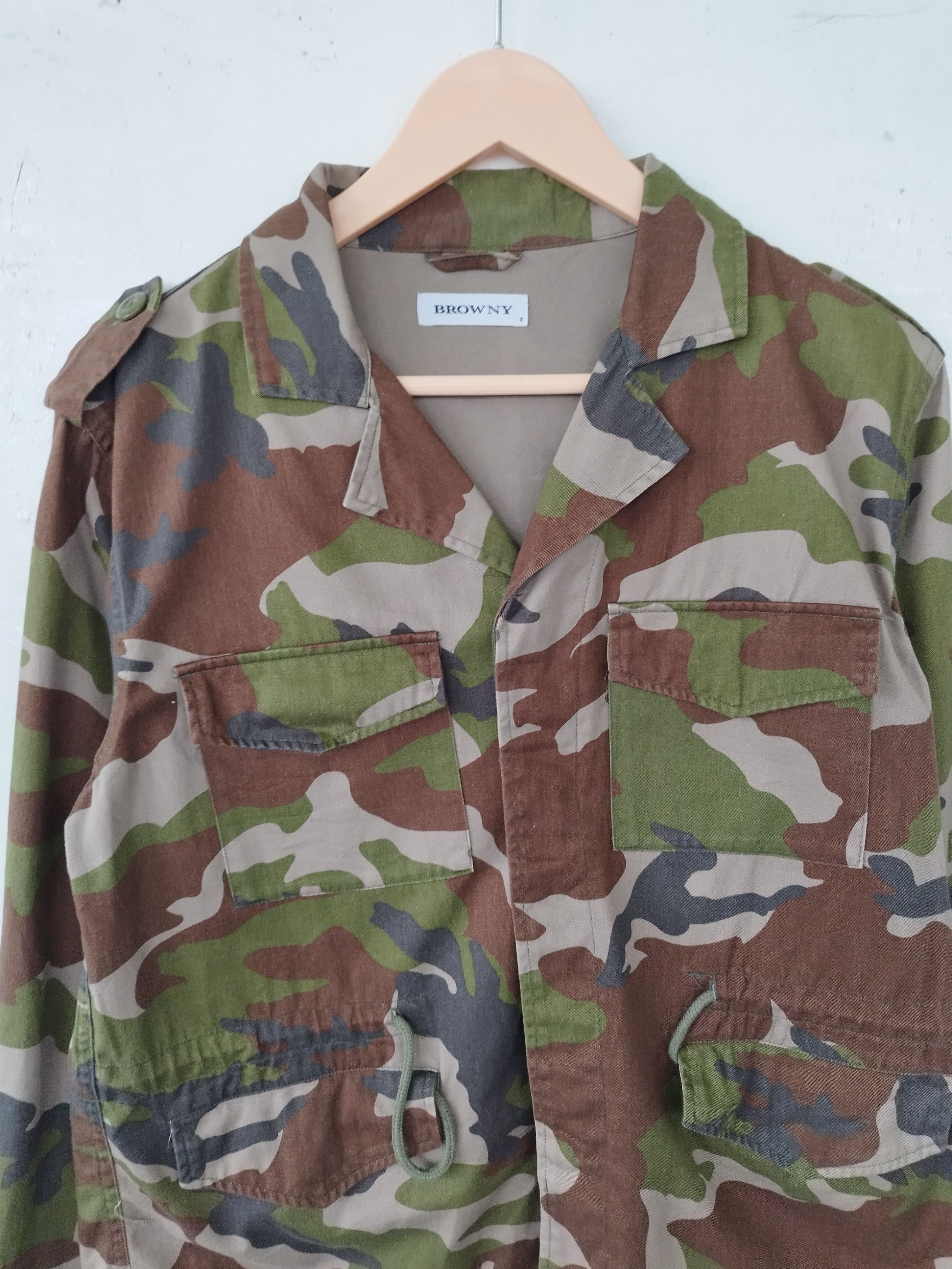 Japanese Brand Browny jacket Camouflage military design Size US S / EU 44-46 / 1 - 2 Thumbnail