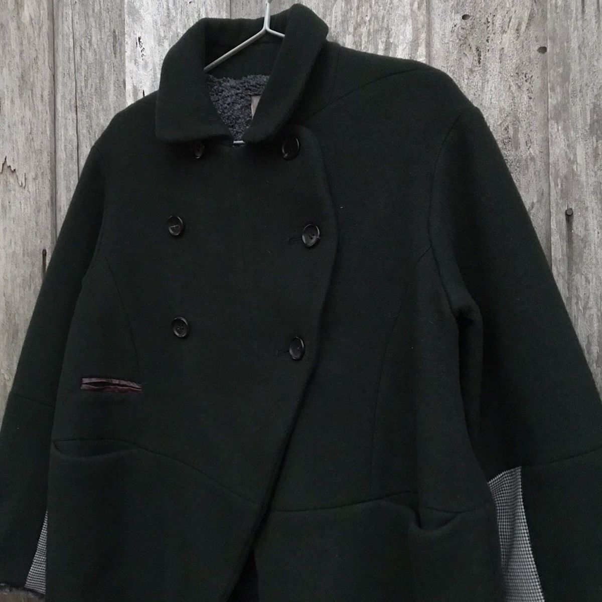 Designer × Japanese Brand Kofta Double Breasted Wool Coat Jacket Made In Japan Size M / US 6-8 / IT 42-44 - 3 Thumbnail