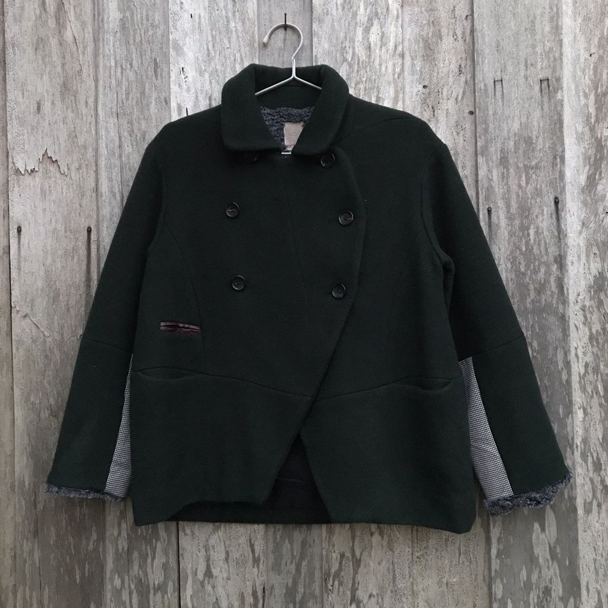 Designer × Japanese Brand Kofta Double Breasted Wool Coat Jacket Made In Japan Size M / US 6-8 / IT 42-44 - 1 Thumbnail