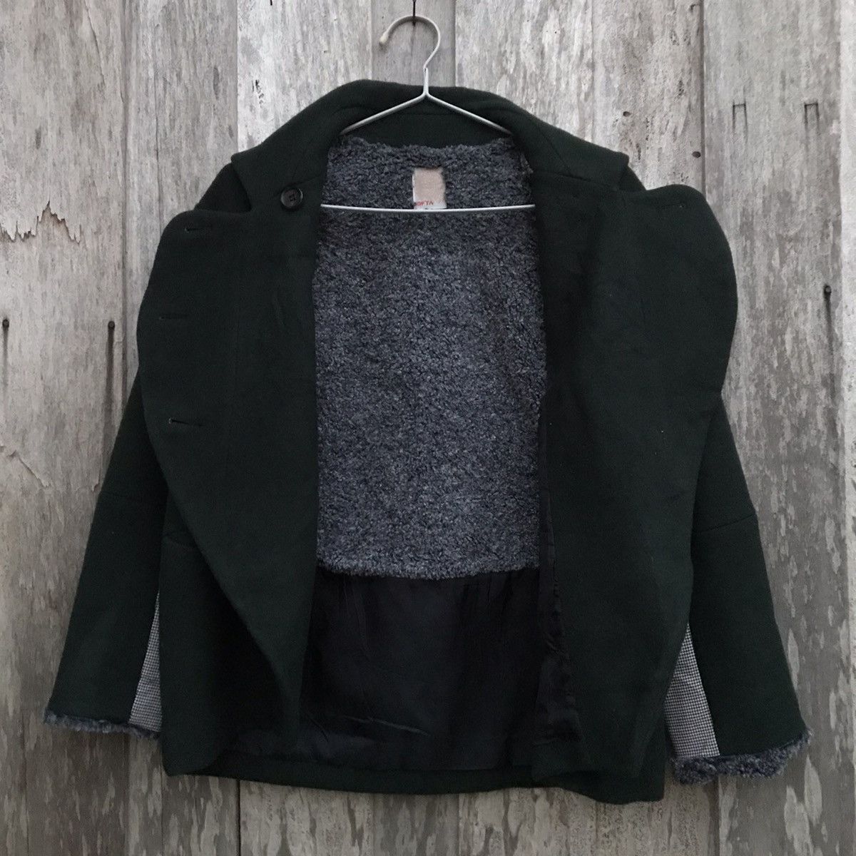 Designer × Japanese Brand Kofta Double Breasted Wool Coat Jacket Made In Japan Size M / US 6-8 / IT 42-44 - 4 Thumbnail