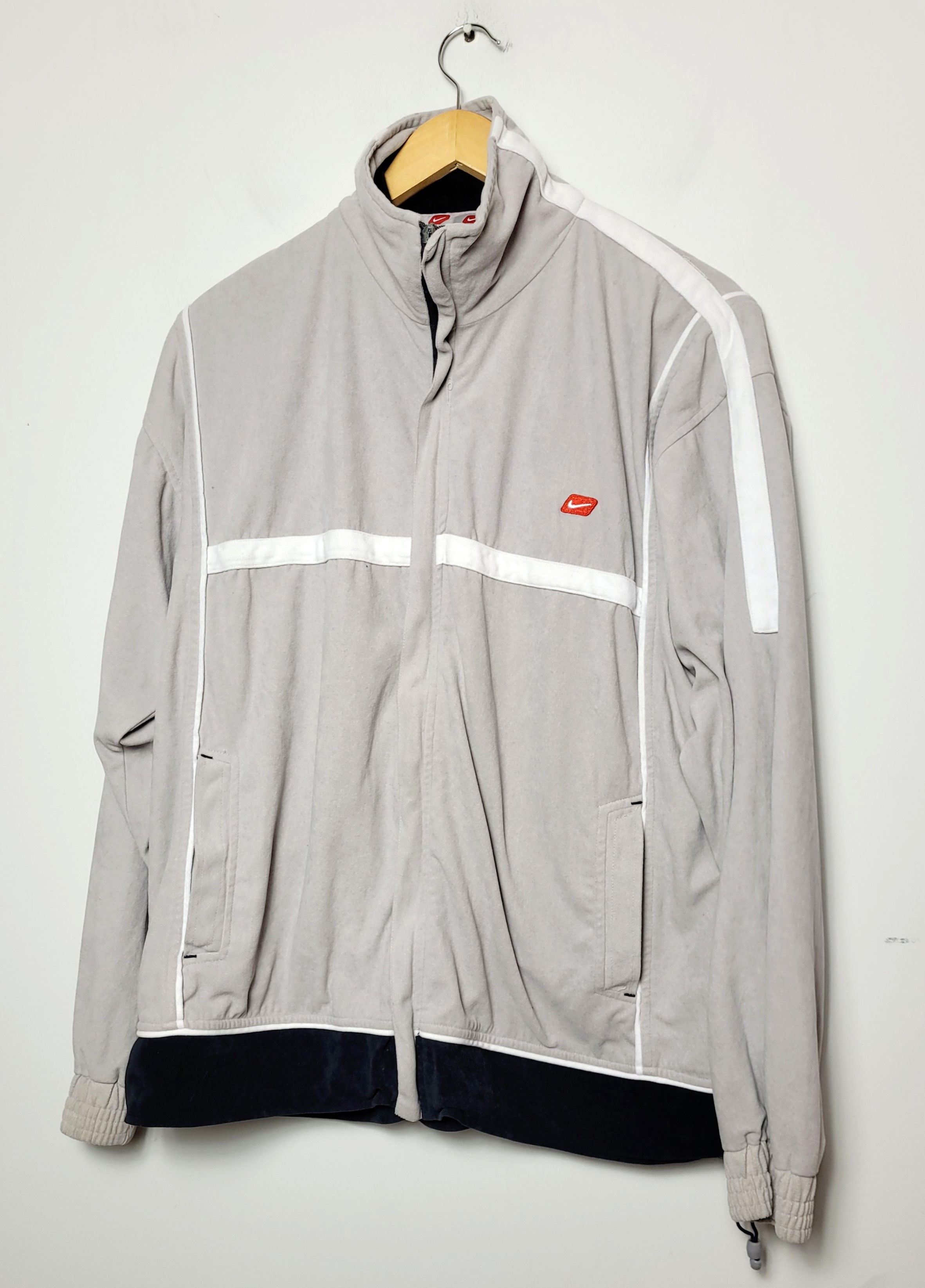 White Nike Track Top Nike Vintage Light Jacket