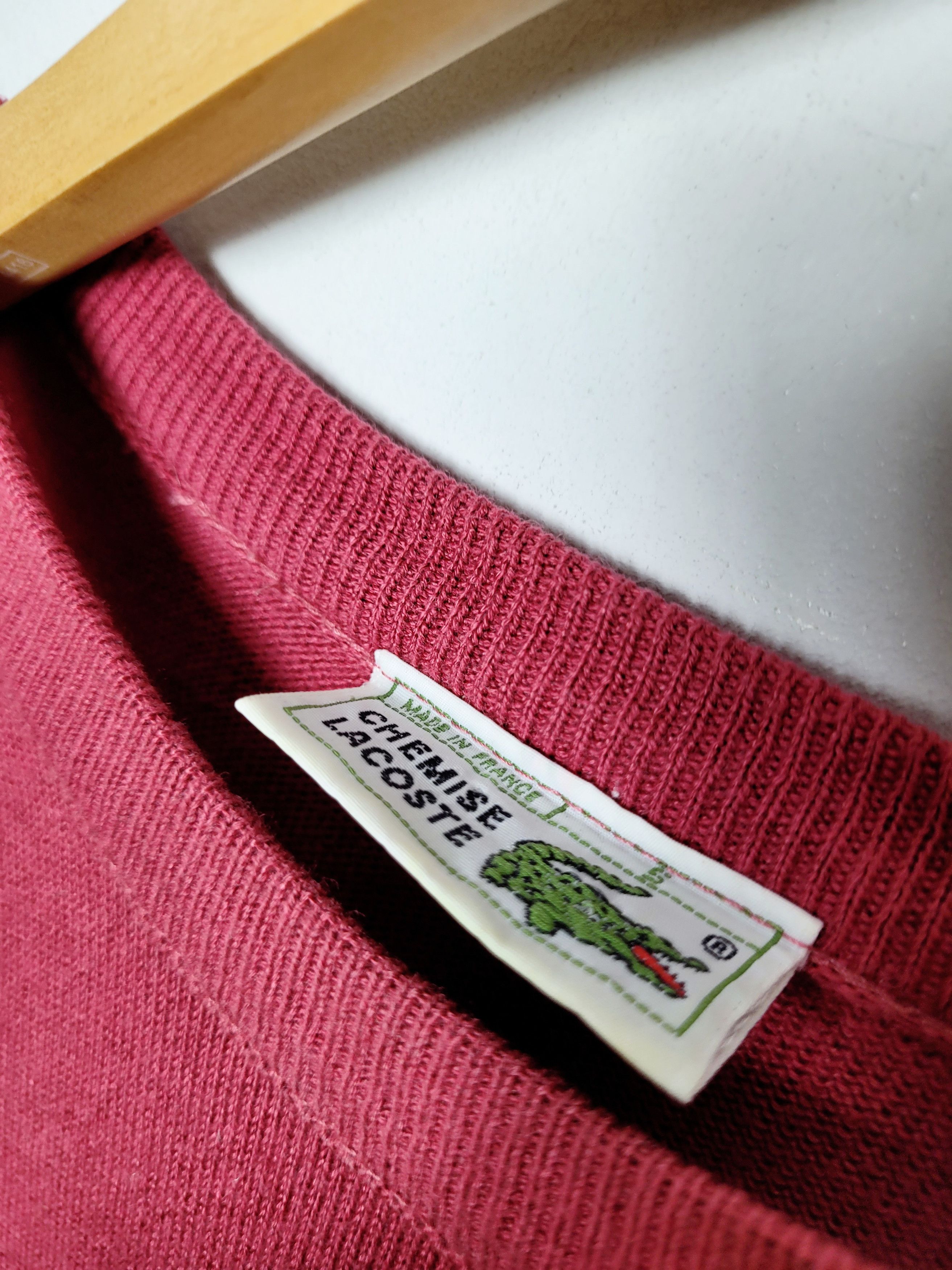 Lacoste × Vintage Lacoste Made in France vintage knitwear sweater Size US XL / EU 56 / 4 - 4 Thumbnail