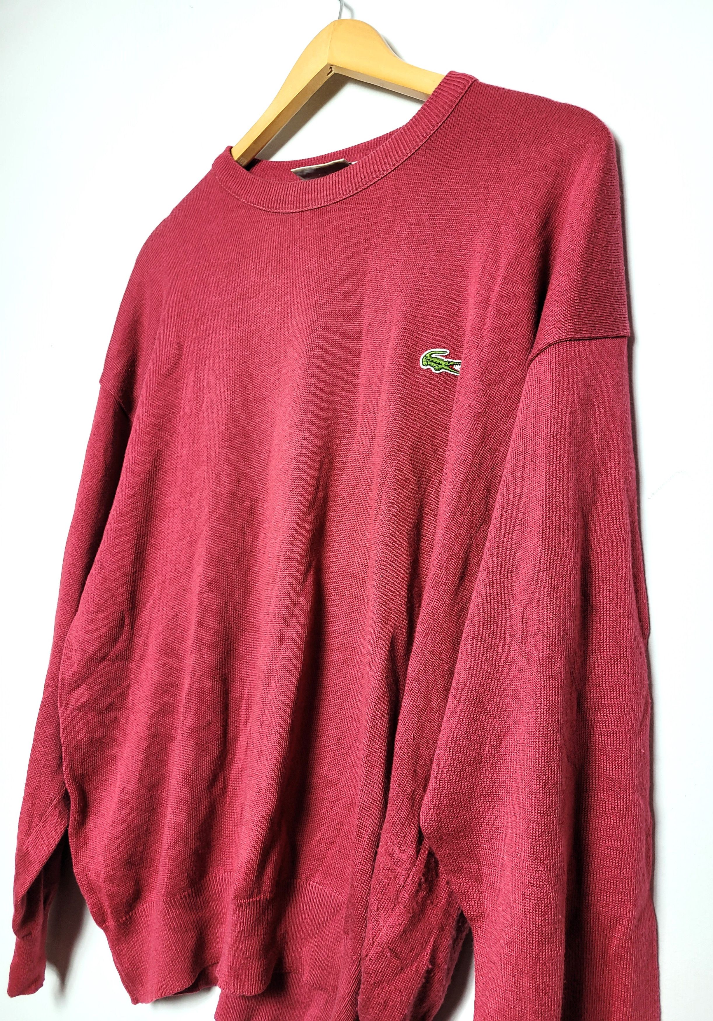 Lacoste × Vintage Lacoste Made in France vintage knitwear sweater Size US XL / EU 56 / 4 - 3 Thumbnail
