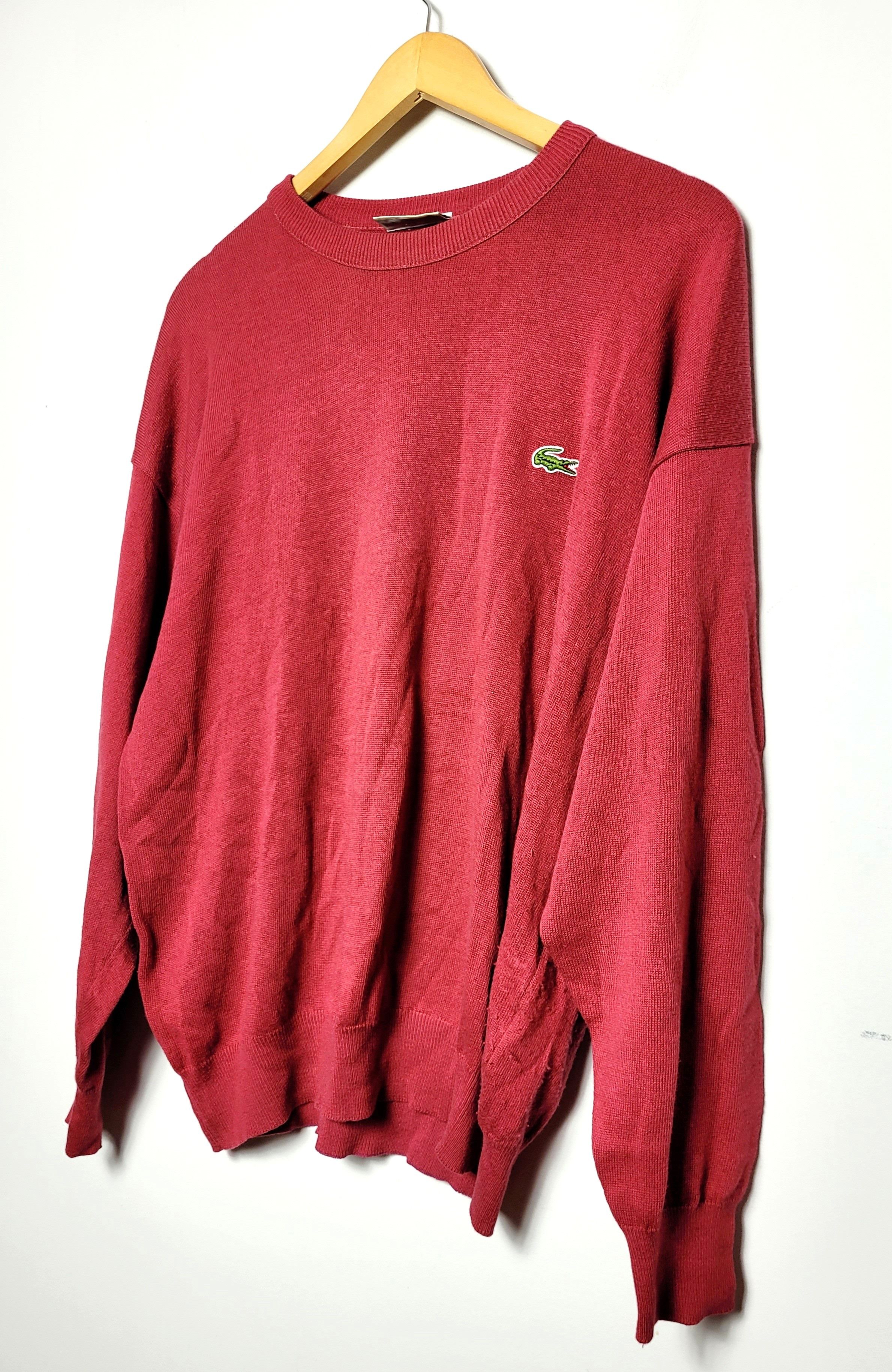 Lacoste × Vintage Lacoste Made in France vintage knitwear sweater Size US XL / EU 56 / 4 - 2 Thumbnail