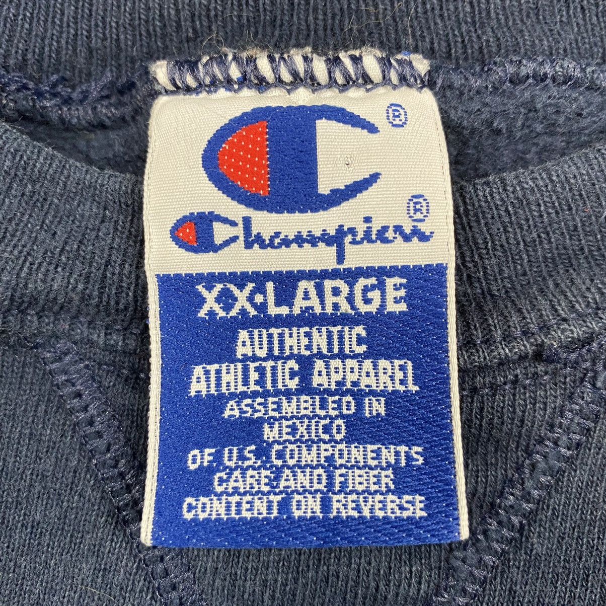 Champion Vintage Champion Crewneck Sweatshirt Size XXL Navy Size US XXL / EU 58 / 5 - 4 Thumbnail