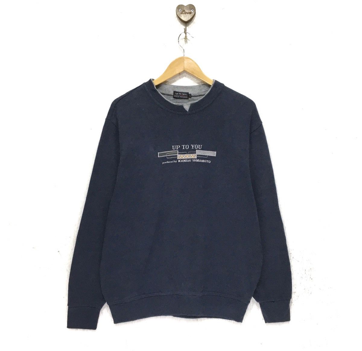 Kansai Yamamoto Kansai Yamamoto Up To You Sweatshirt Embroidered Spell Out Size US M / EU 48-50 / 2 - 2 Thumbnail