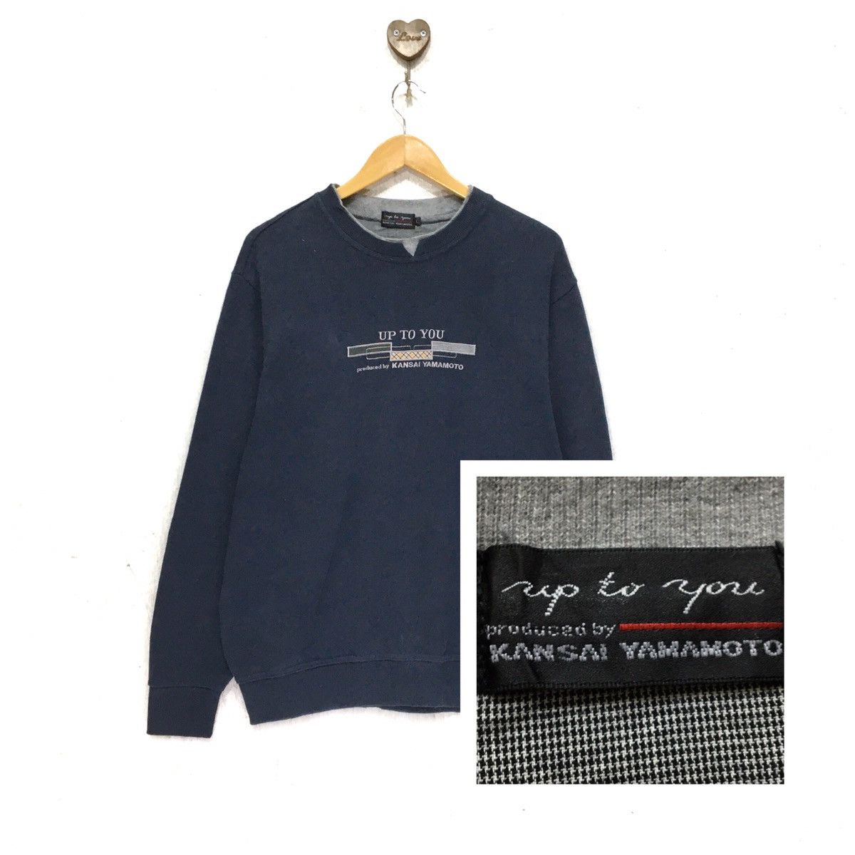 Kansai Yamamoto Kansai Yamamoto Up To You Sweatshirt Embroidered Spell Out Size US M / EU 48-50 / 2 - 1 Thumbnail