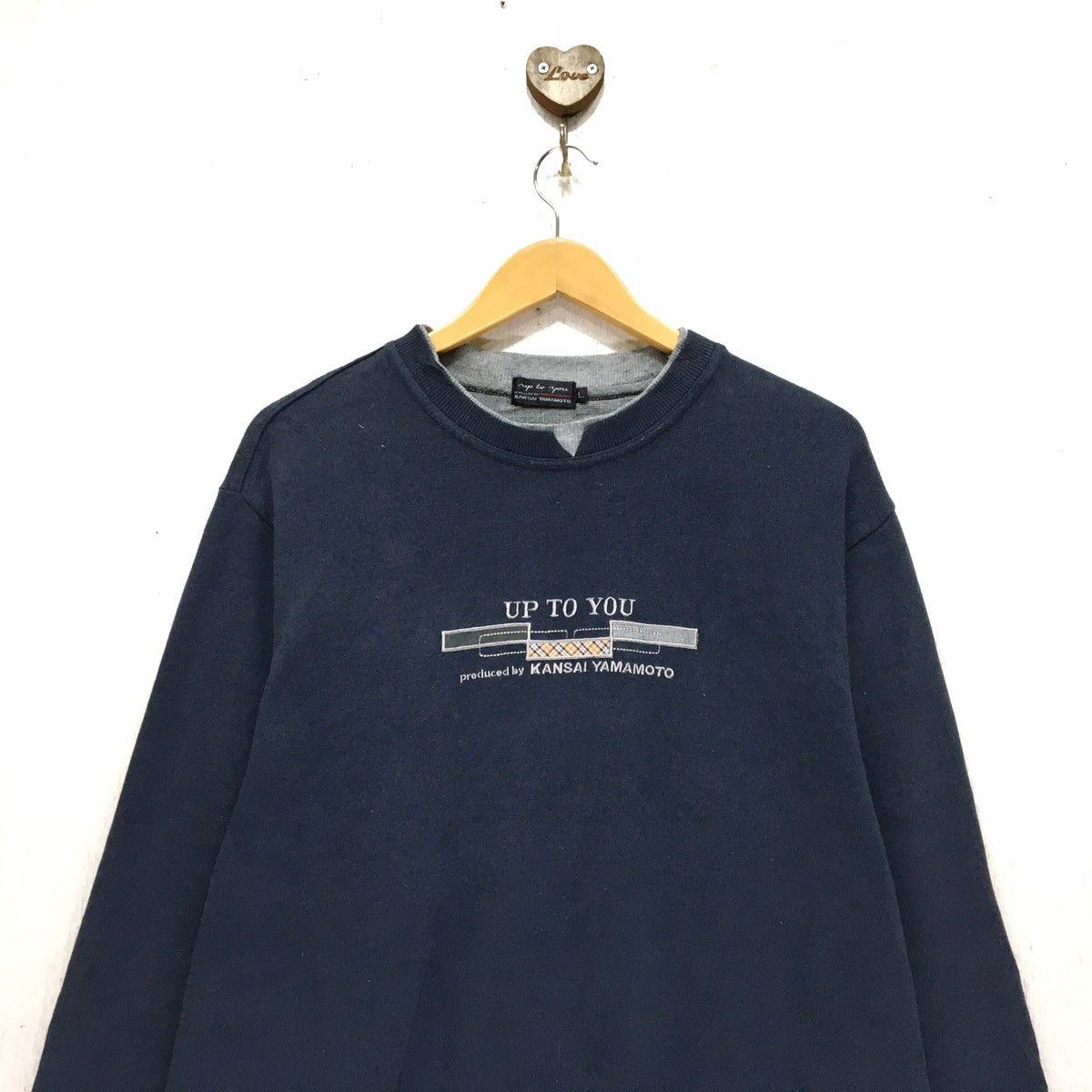 Kansai Yamamoto Kansai Yamamoto Up To You Sweatshirt Embroidered Spell Out Size US M / EU 48-50 / 2 - 4 Thumbnail