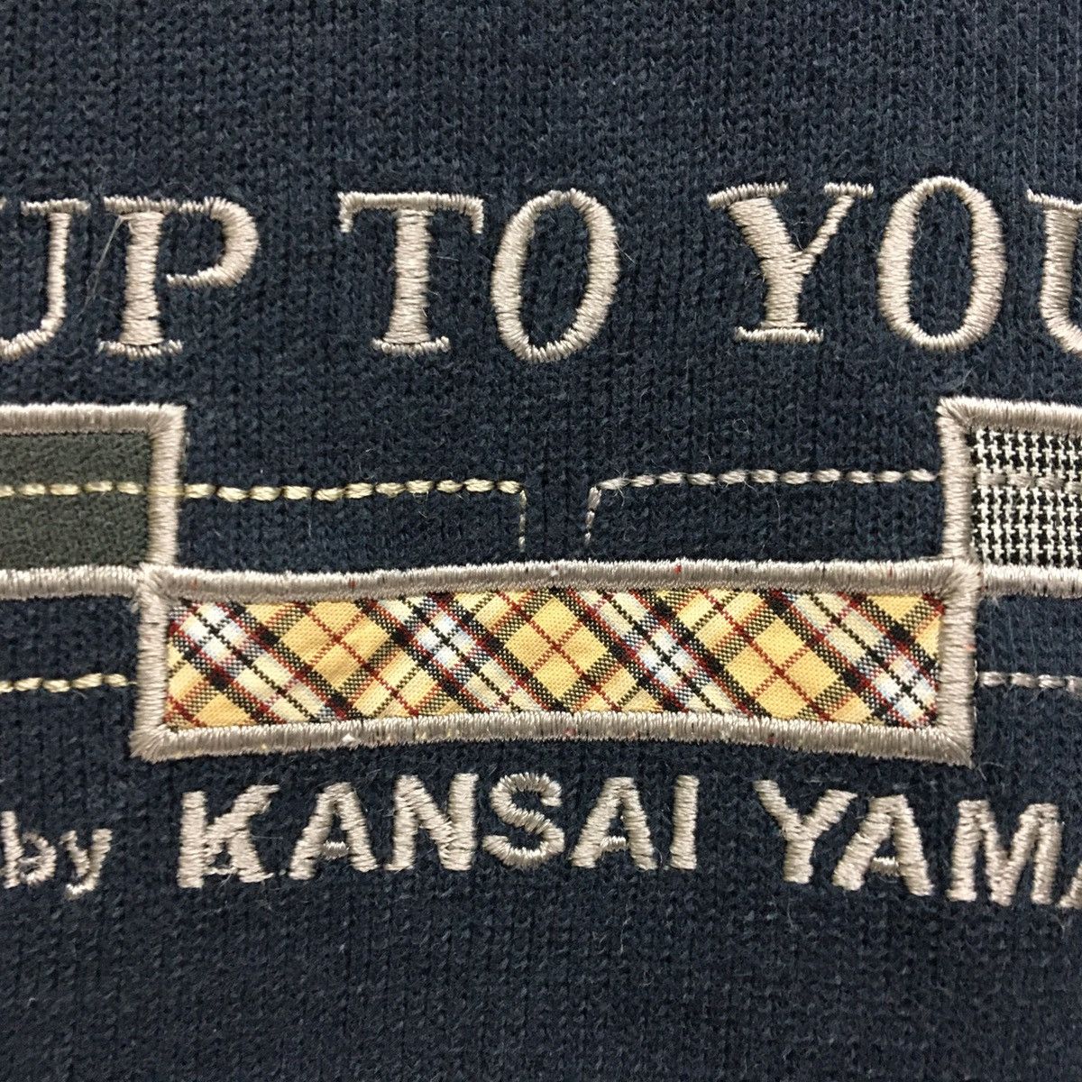 Kansai Yamamoto Kansai Yamamoto Up To You Sweatshirt Embroidered Spell Out Size US M / EU 48-50 / 2 - 6 Thumbnail