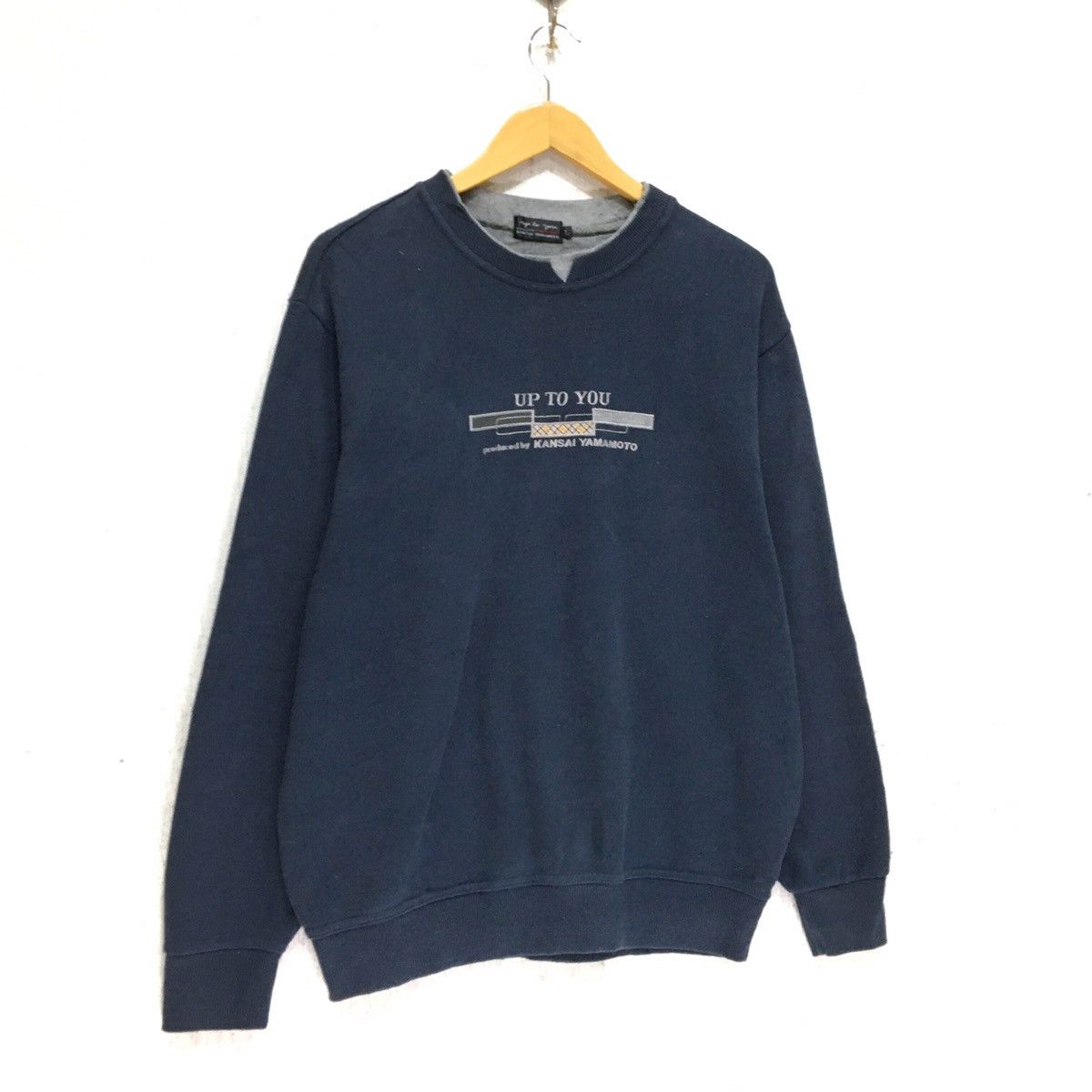Kansai Yamamoto Kansai Yamamoto Up To You Sweatshirt Embroidered Spell Out Size US M / EU 48-50 / 2 - 3 Thumbnail