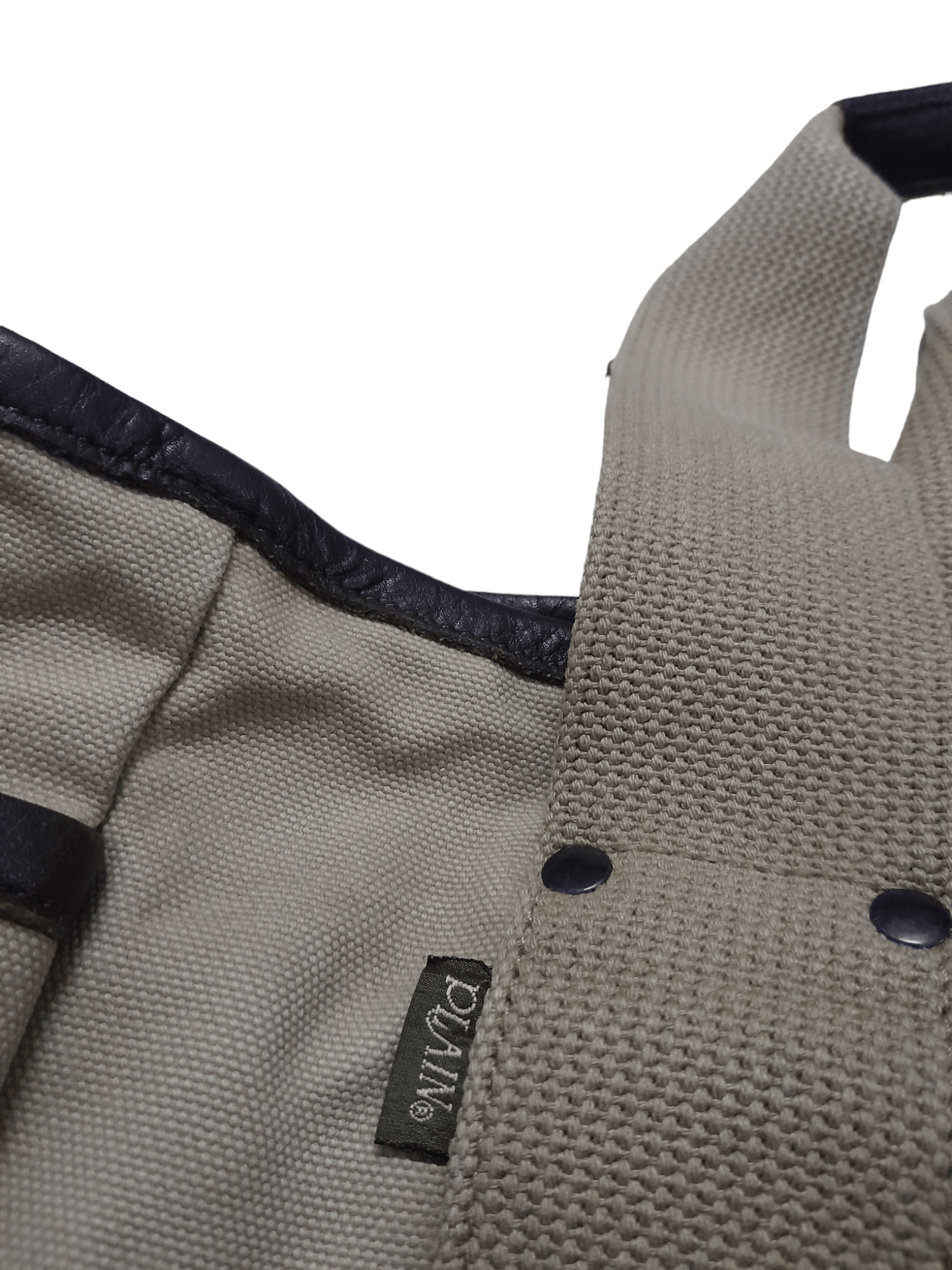 Japanese Brand × Leather Plain Japan Leather Hard Canvas Workers (E572) Size ONE SIZE - 4 Thumbnail