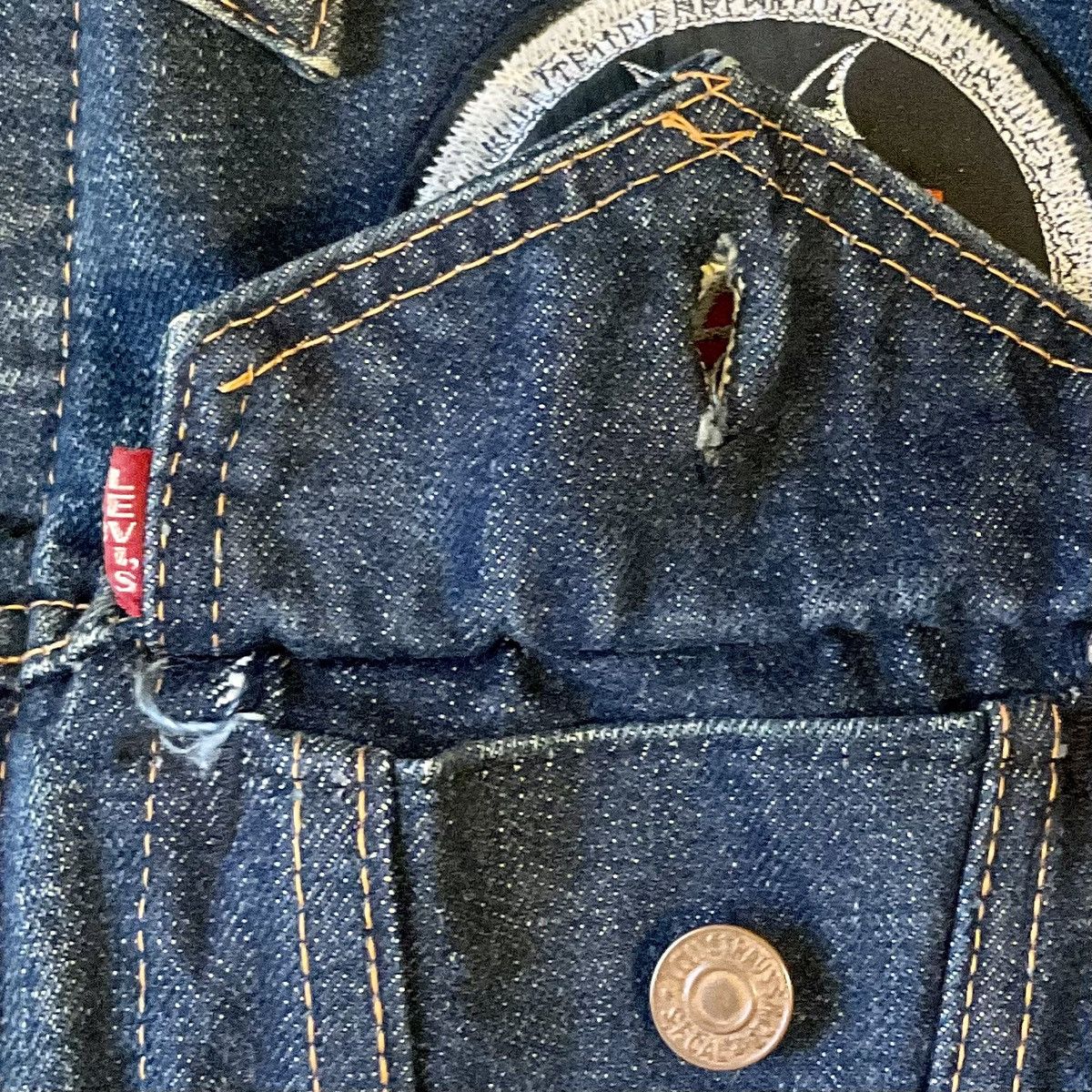 Levi's Vintag Levi's Blanket Linned Big "E" Ozzy Osbourne Jacket Size US M / EU 48-50 / 2 - 12 Thumbnail