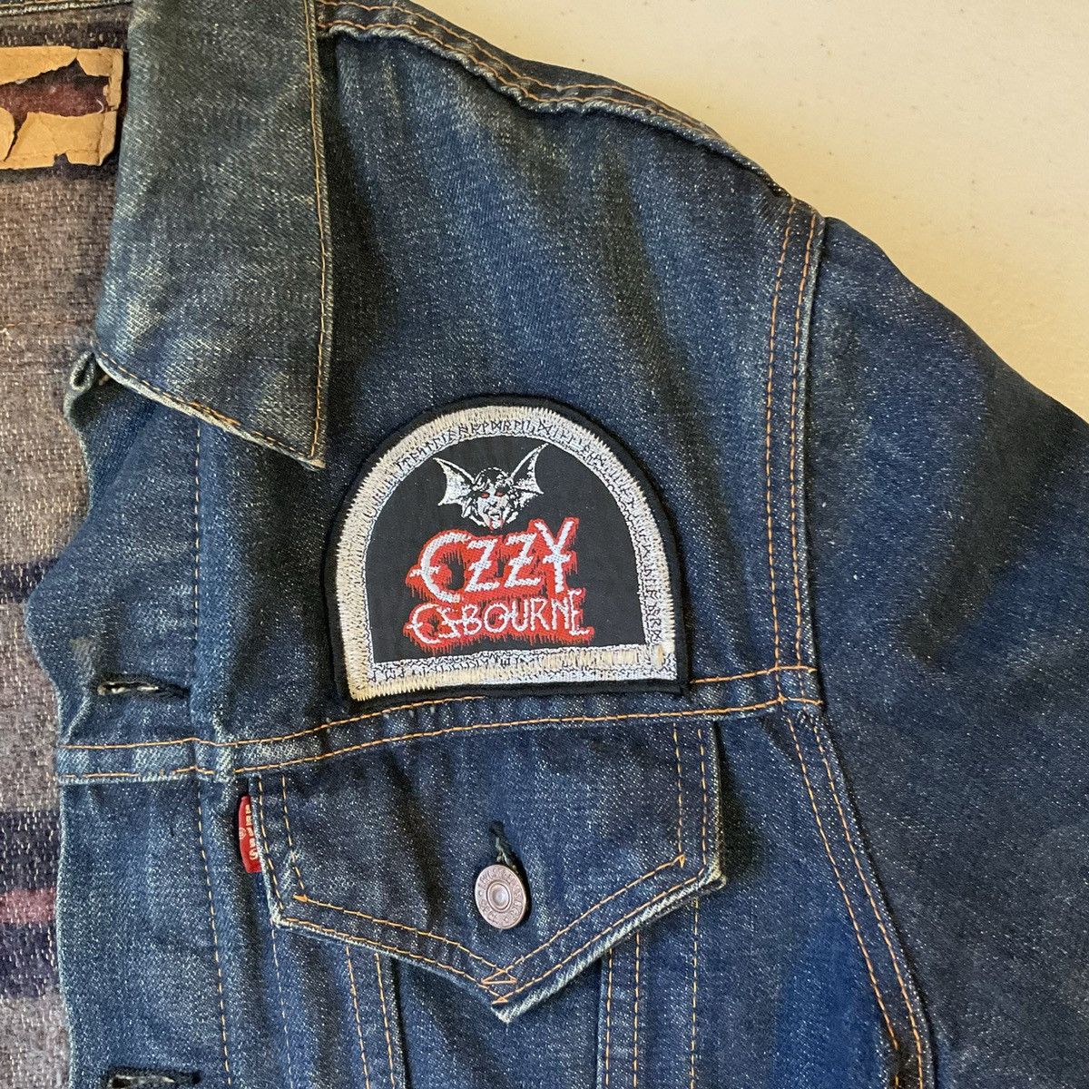 Levi's Vintag Levi's Blanket Linned Big "E" Ozzy Osbourne Jacket Size US M / EU 48-50 / 2 - 11 Thumbnail