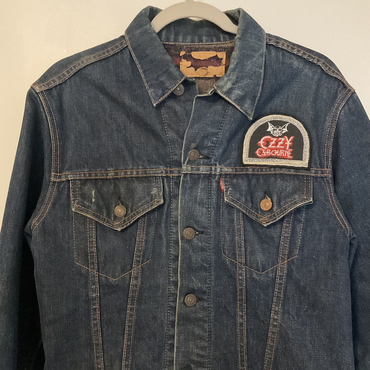 Levi's Vintag Levi's Blanket Linned Big "E" Ozzy Osbourne Jacket Size US M / EU 48-50 / 2 - 2 Thumbnail