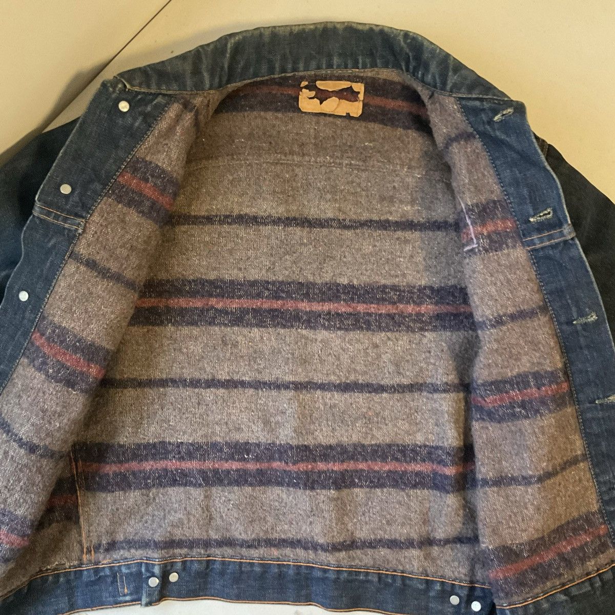 Levi's Vintag Levi's Blanket Linned Big "E" Ozzy Osbourne Jacket Size US M / EU 48-50 / 2 - 10 Thumbnail