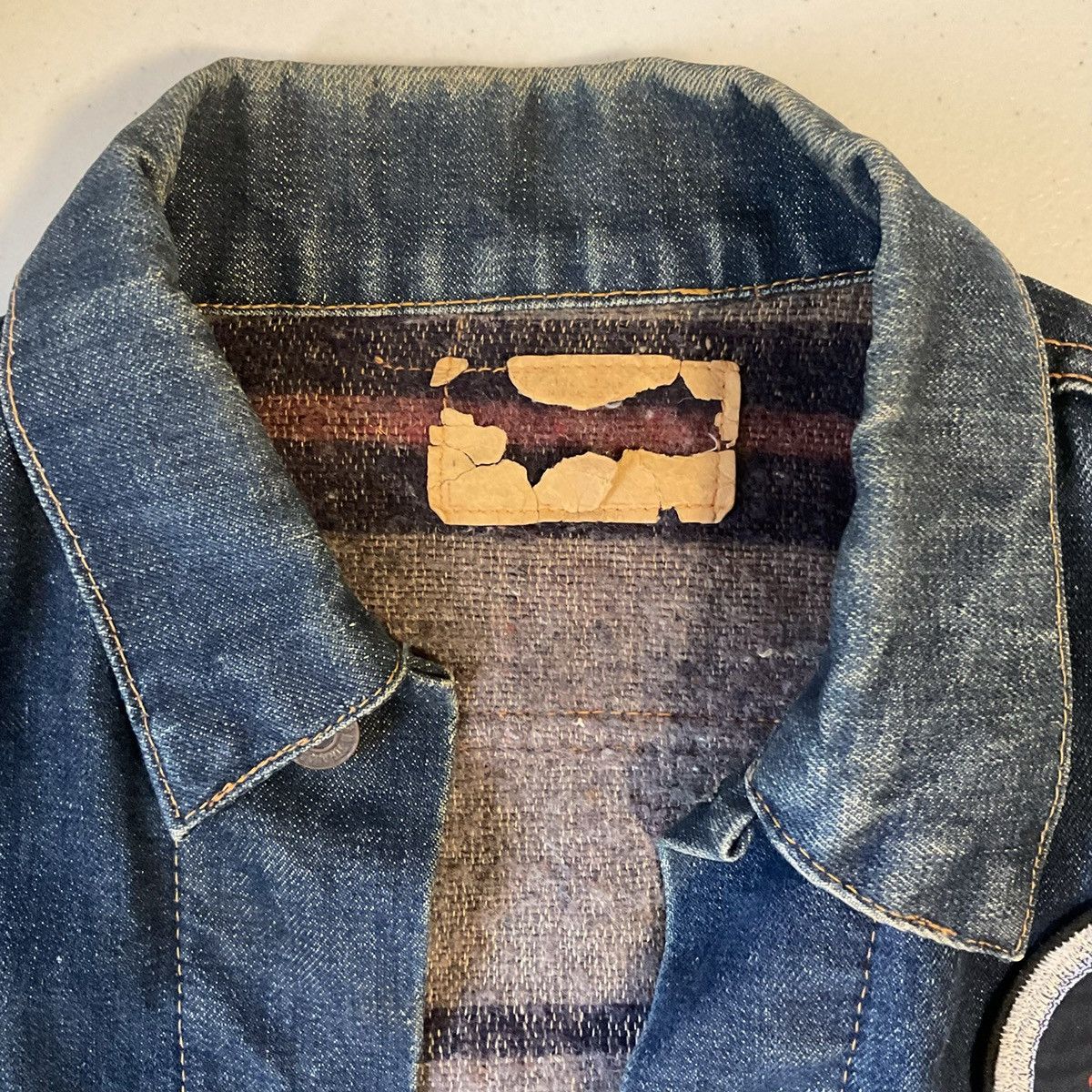 Levi's Vintag Levi's Blanket Linned Big "E" Ozzy Osbourne Jacket Size US M / EU 48-50 / 2 - 13 Thumbnail