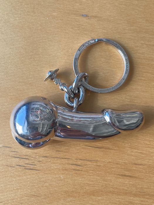 Vivienne Westwood Penis cock whistle w/ orb and keyring keychain Size ONE SIZE - 1 Preview