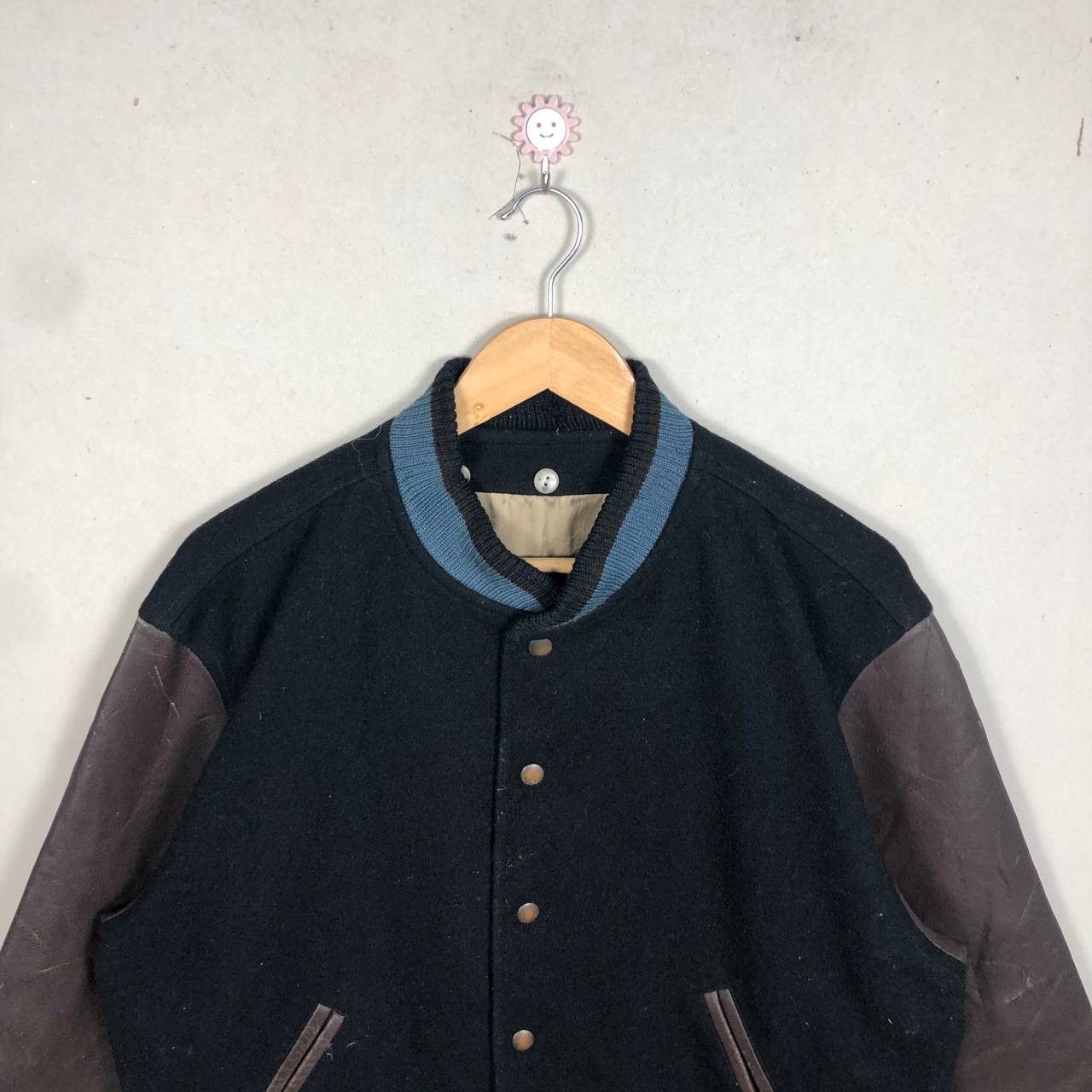 Other Vtg 80’s Kent Grunge Destroyed Varsity Stadium Jacket Size US L / EU 52-54 / 3 - 4 Thumbnail